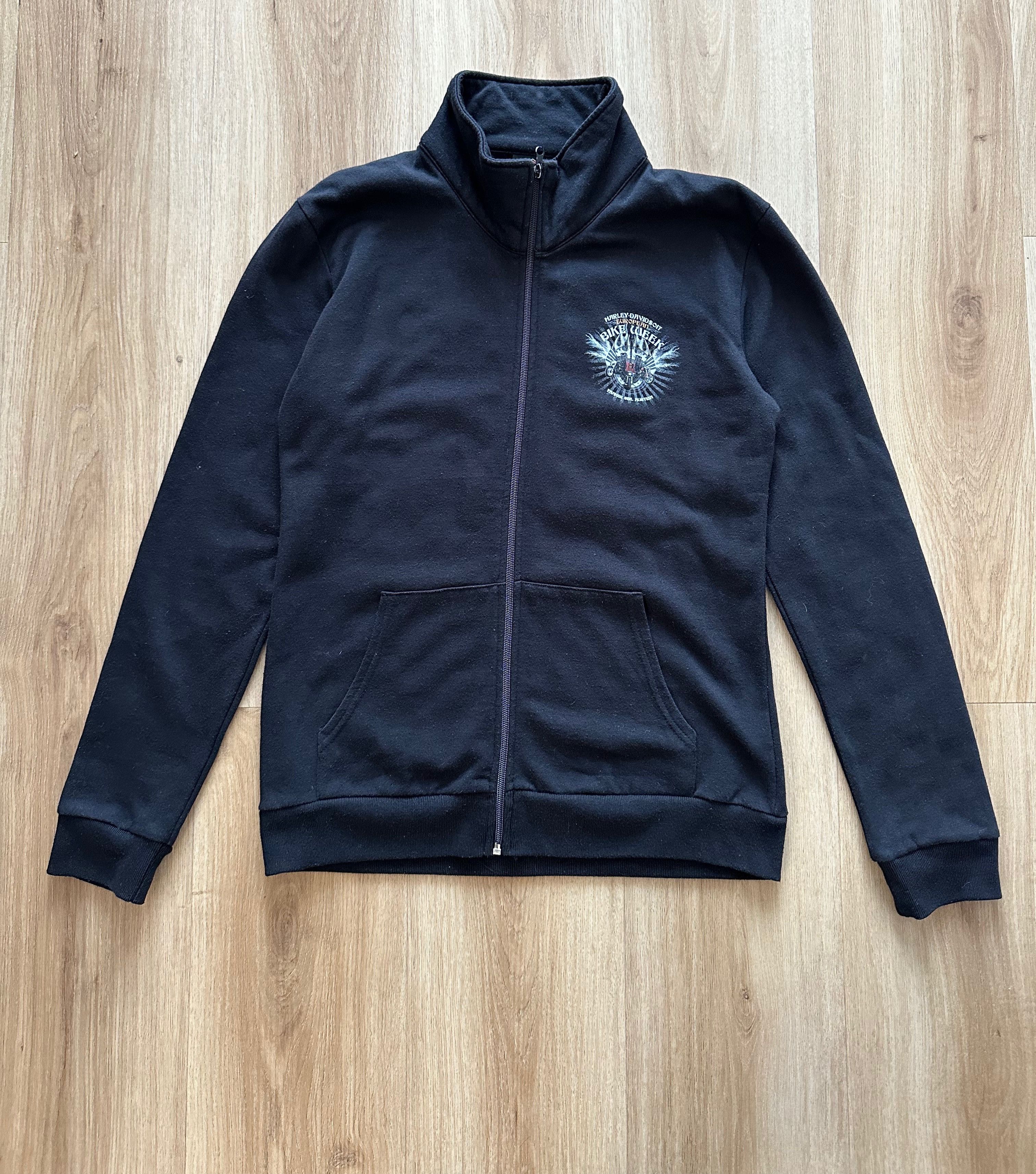 Harley Davidson 2010 Harley Davidson Sweatshirt full zip black Size L / US 10 / IT 46 - 12 Thumbnail