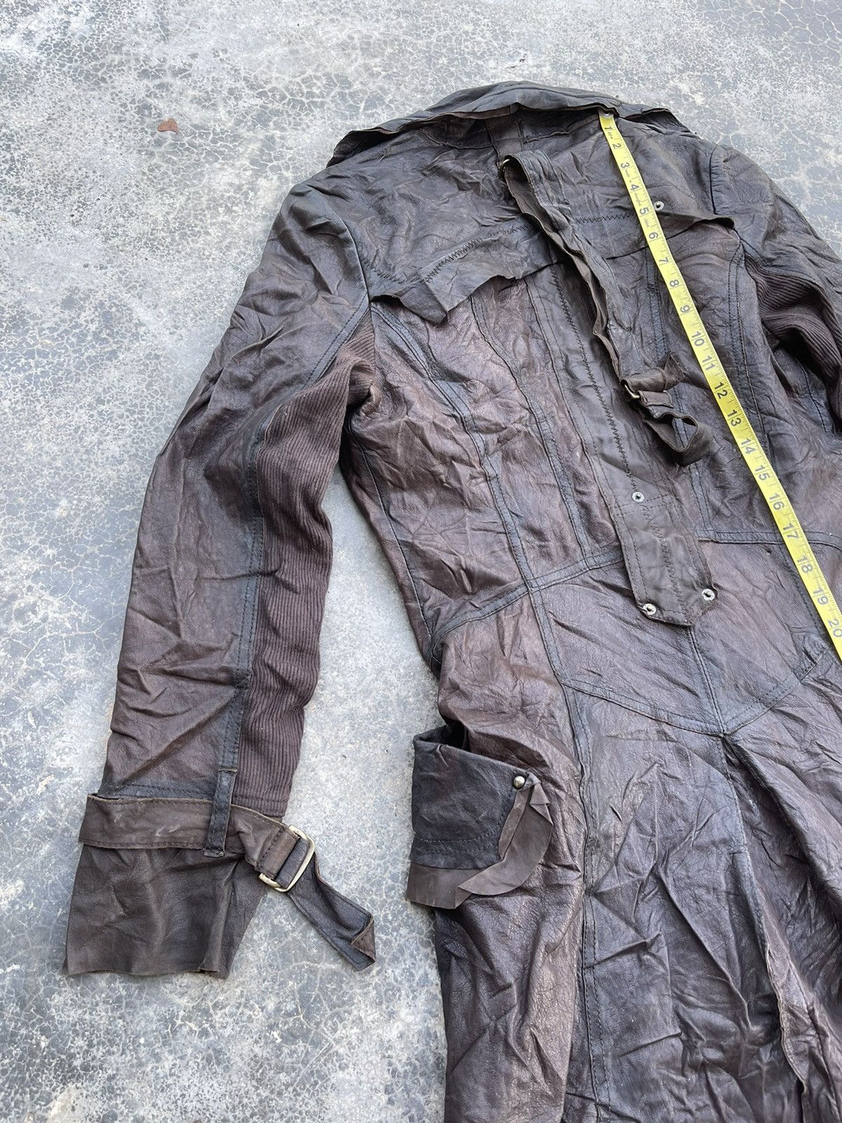 If Six Was Nine Blue Jam sheep leather Bondage L.G.B style Jacket Size S / US 4 / IT 40 - 19 Thumbnail
