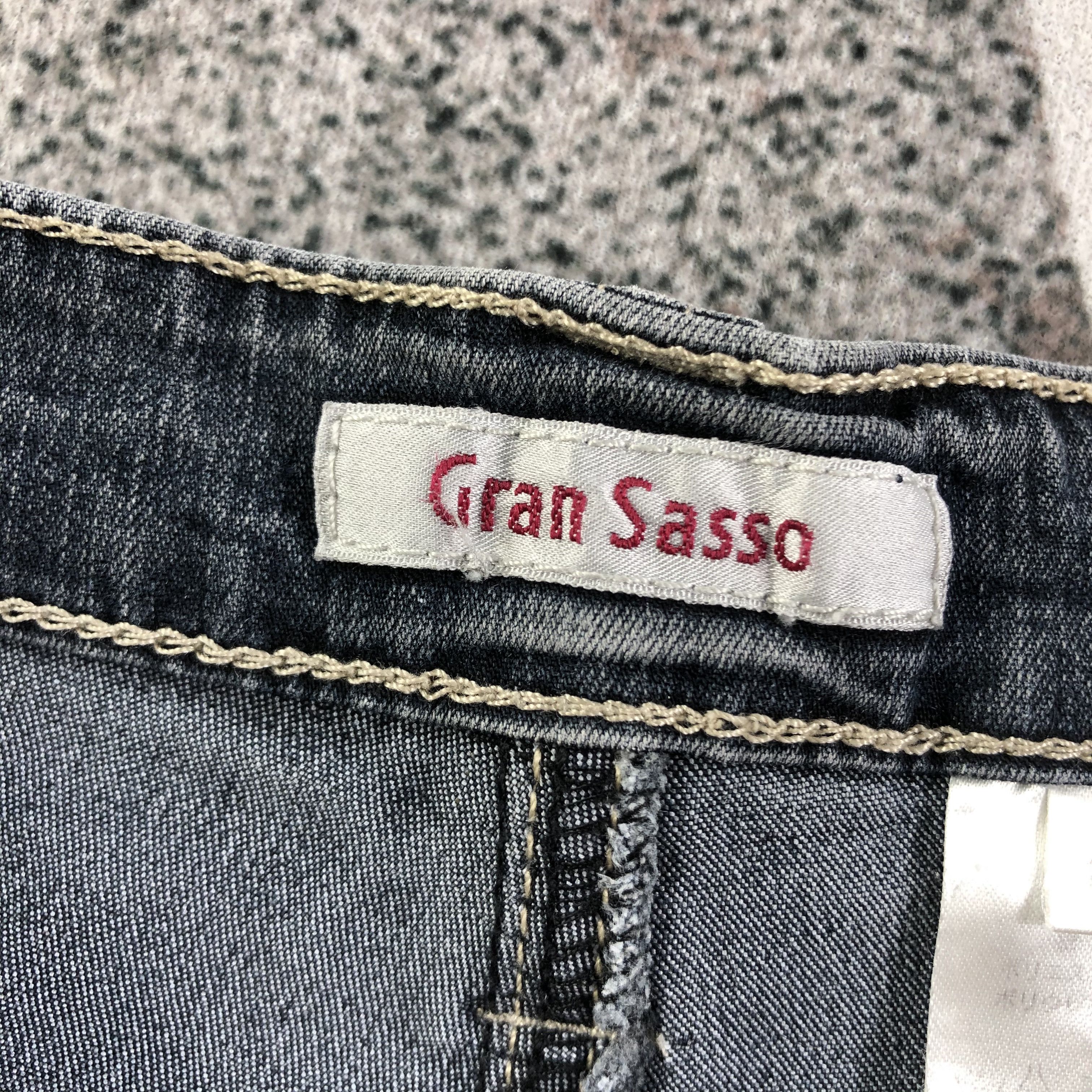 Japanese Brand Japanese Brand Gran Sasso Jeans Embroidery Denim KJ1568 Size 28" / US 6 / IT 42 - 7 Thumbnail