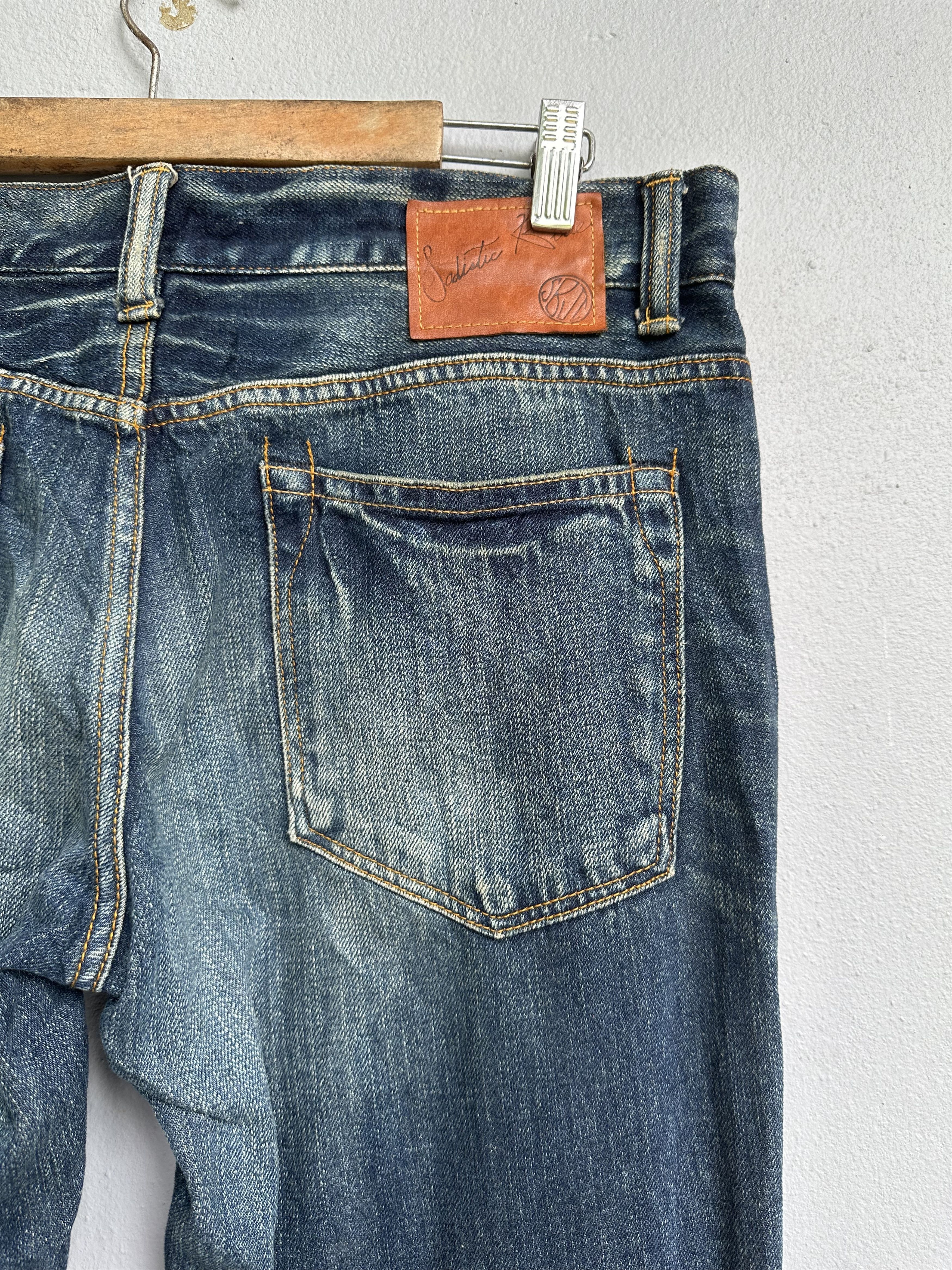 Japanese Brand Japanese Brand Sadistic Blue SBJC Distressed Denim Jeans Size US 35 - 16 Thumbnail