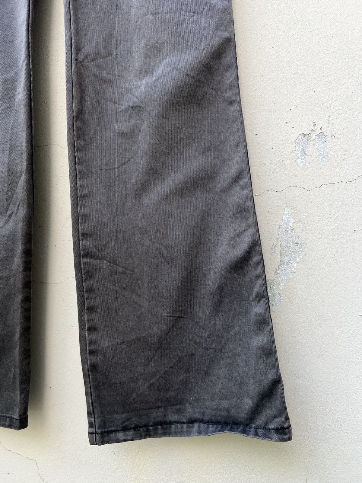 CABANE de ZUCCa × Issey Miyake × Vintage Vintage Issey Miyake Zucca Fade Black Flare Crackerjack Pant Size US 31 - 14 Thumbnail