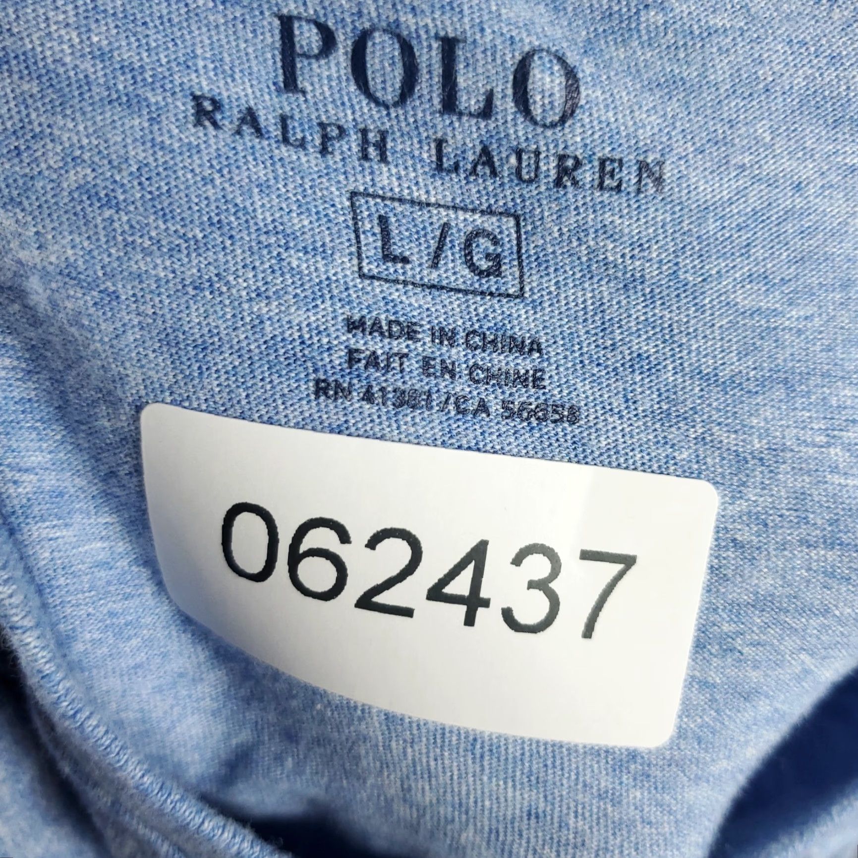 Ralph Lauren VINTAGE Ralph Lauren Polo T-Shirt Mens Large Blue Cotton Crew Neck Casual All Seasons Size US L / EU 52-54 / 3 - 7 Thumbnail