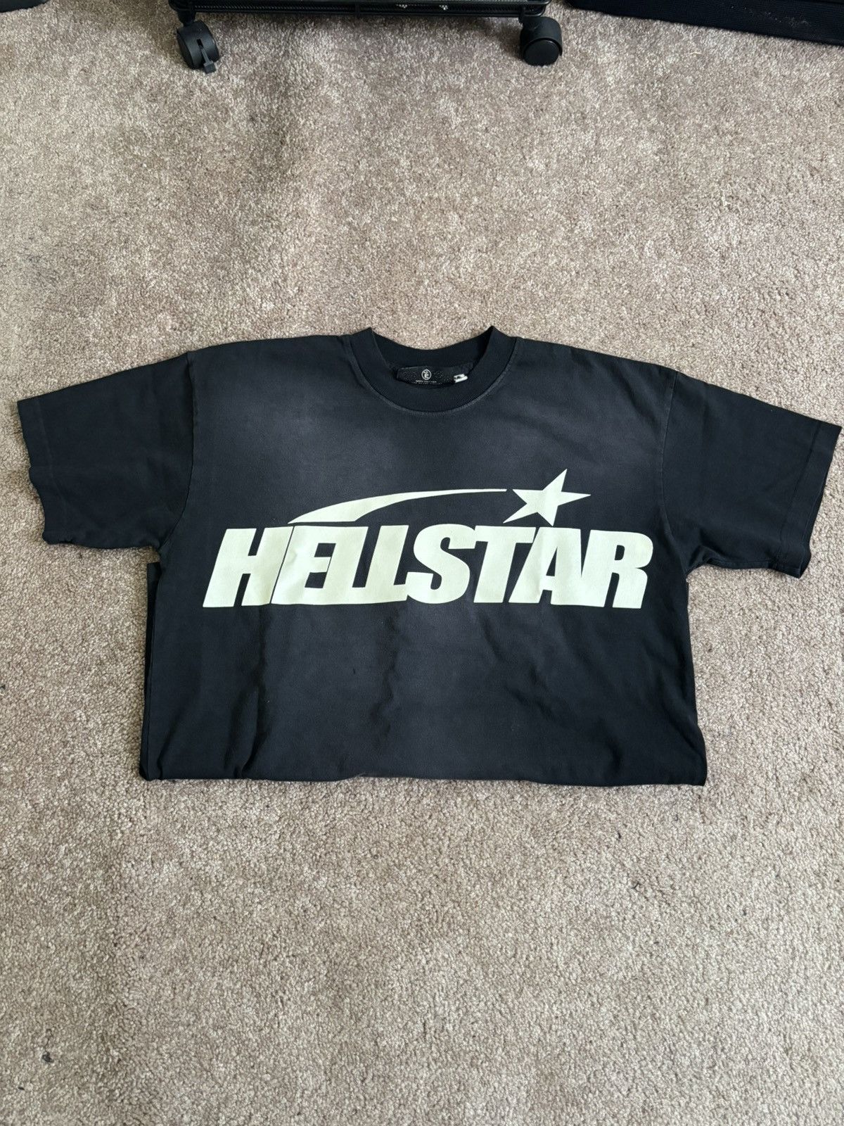 HELLSTAR Hellstar Classic T-Shirt (Gel Print) ‘Black’ Size US XS / EU 42 / 0 - 1 Thumbnail