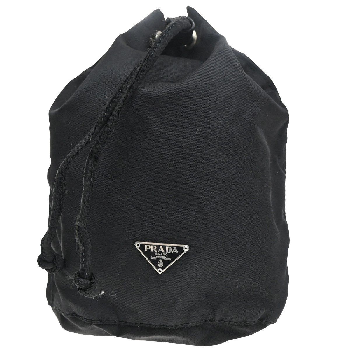 Prada Prada Drawstring Wristlet Bucket Bag Tessuto Size ONE SIZE - 1 Thumbnail