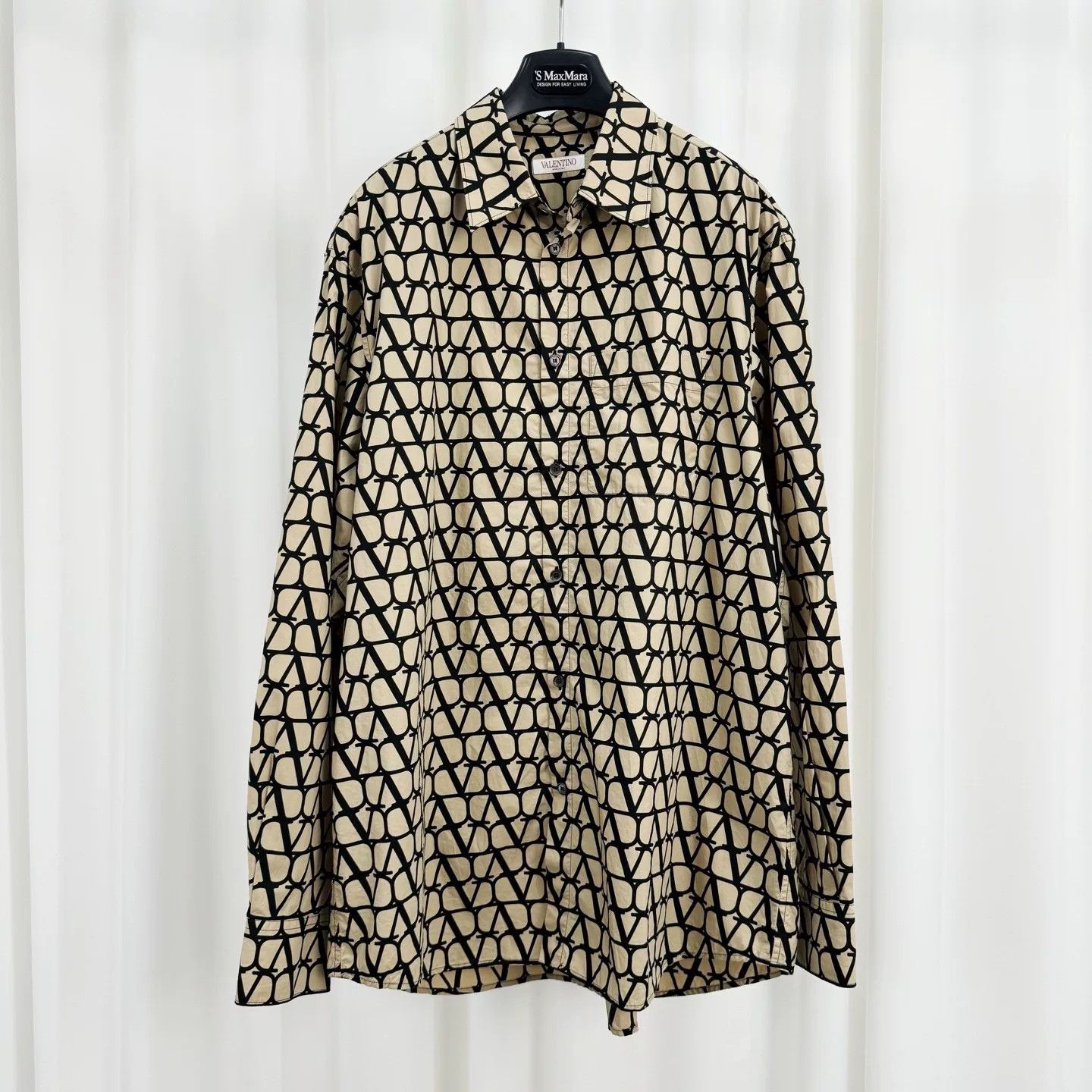 Valentino Valentino Logo Print Shirt Jacket Size US XS / EU 42 / 0 - 1 Thumbnail