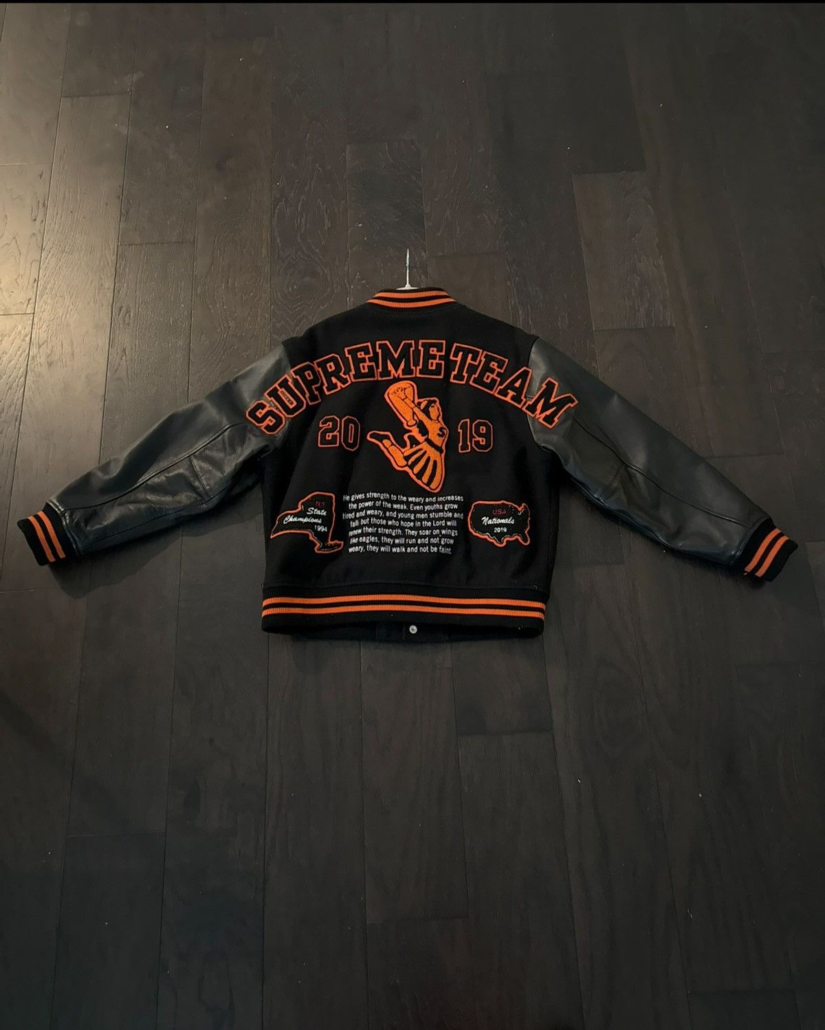 Supreme Supreme Team Varsity Jacket Size US L / EU 52-54 / 3 - 4 Thumbnail