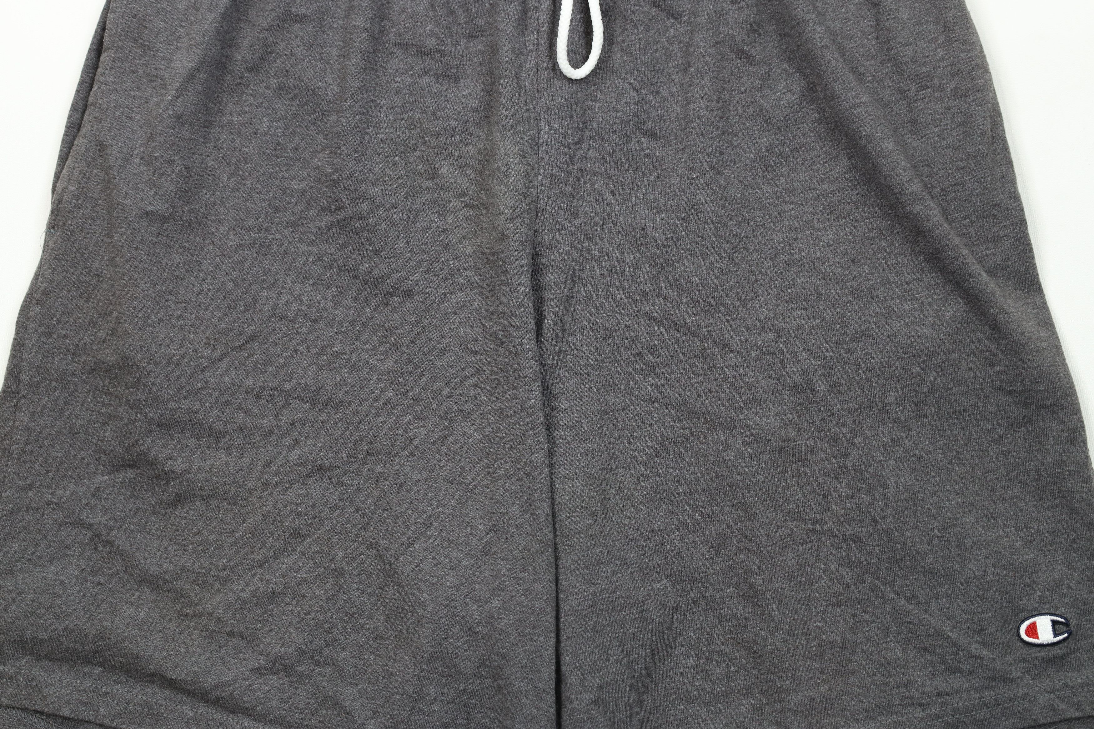 Champion × Vintage Vintage Champion Classic Logo Above Knee Shorts Heather Gray Size US 36 / EU 52 - 3 Thumbnail