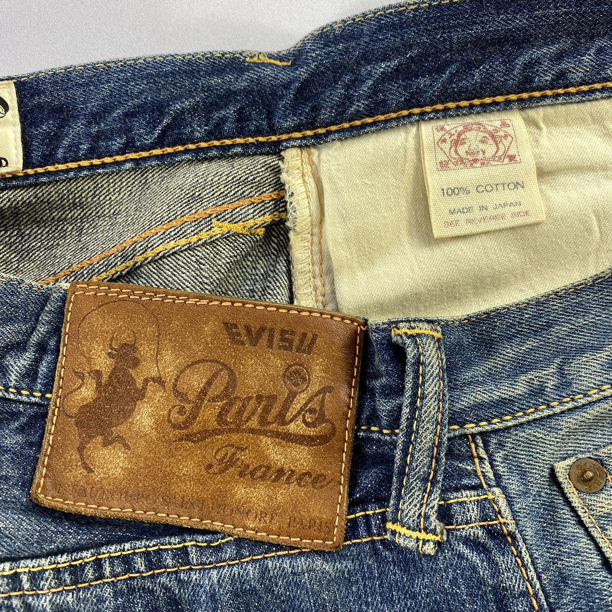 Evisu Vintage evisu selvedge jeans diacock big logo jeans Size US 34 / EU 50 - 14 Thumbnail