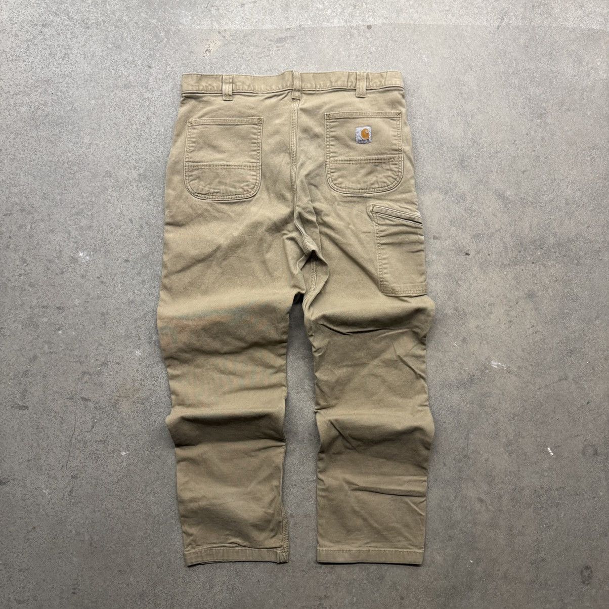 Carhartt Vintage 90s Y2K Baggy Carhartt Canvas Work Pants Relaxed Fit Size US 38 / EU 54 - 1 Thumbnail