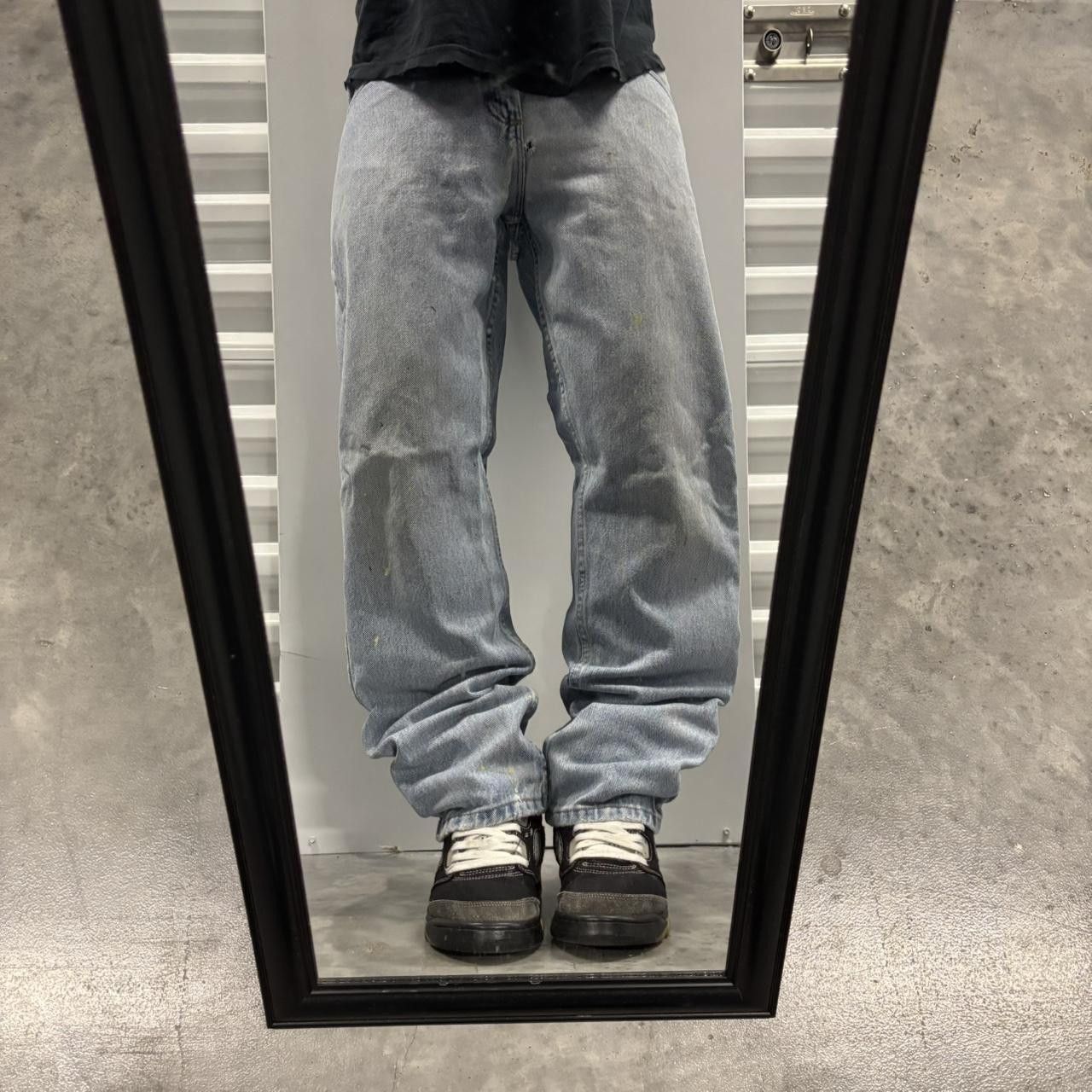 Japanese Brand × Vintage Crazy Vintage Y2K/2000s Light Wash Essential Denim Jeans! Size US 29 - 1 Thumbnail