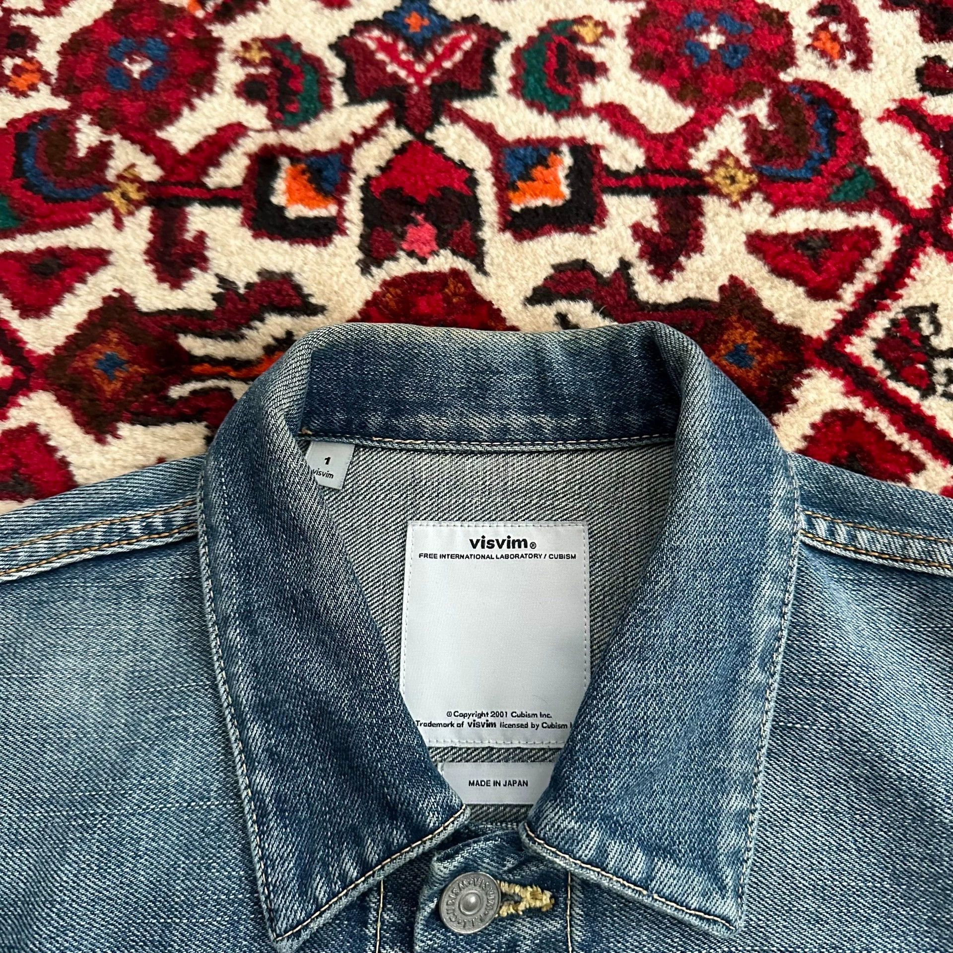 Visvim visvim 12aw 101 Denim Jacket Yellow Mud Wash 1 Size US S / EU 44-46 / 1 - 4 Thumbnail