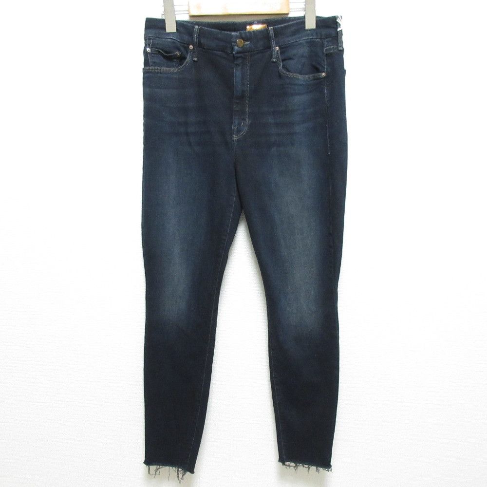 Other Mother The Looker Ankle Fray Stretch Denim Pants Textile Jeans DUTY FREE for USA