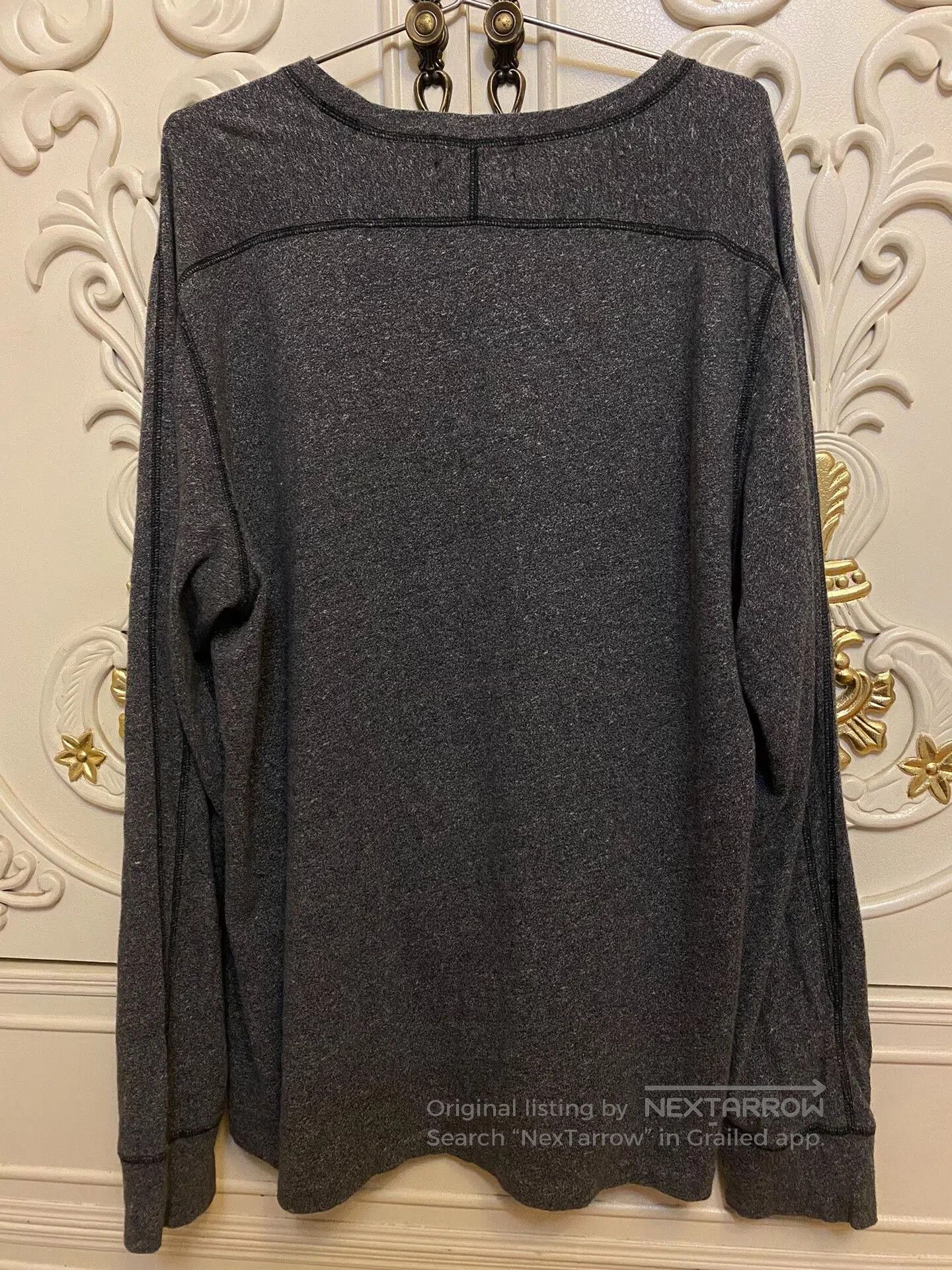 RRL Ralph Lauren gray long sleeve crew neck sweatshirt. Size US XL / EU 56 / 4 - 3 Thumbnail