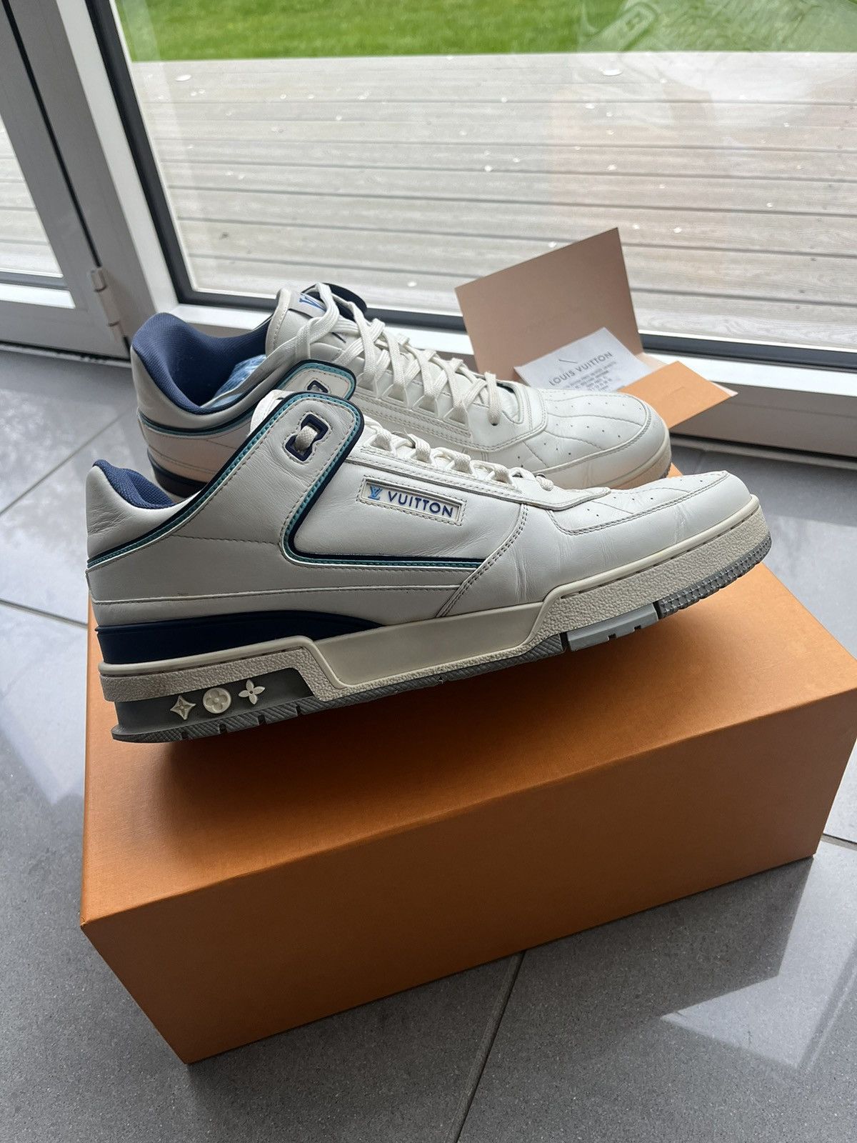 Louis Vuitton × Virgil Abloh Louis Vuitton Virgil abloh sneakers rare colour way Size US 9.5 / EU 42-43 - 3 Thumbnail