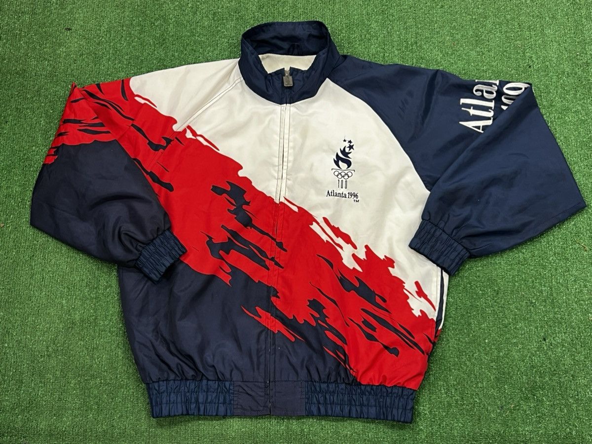 Logo Athletic Vintage 1996 Atlanta Olympic Games Splash Jacket Size US L / EU 52-54 / 3 - 1 Thumbnail