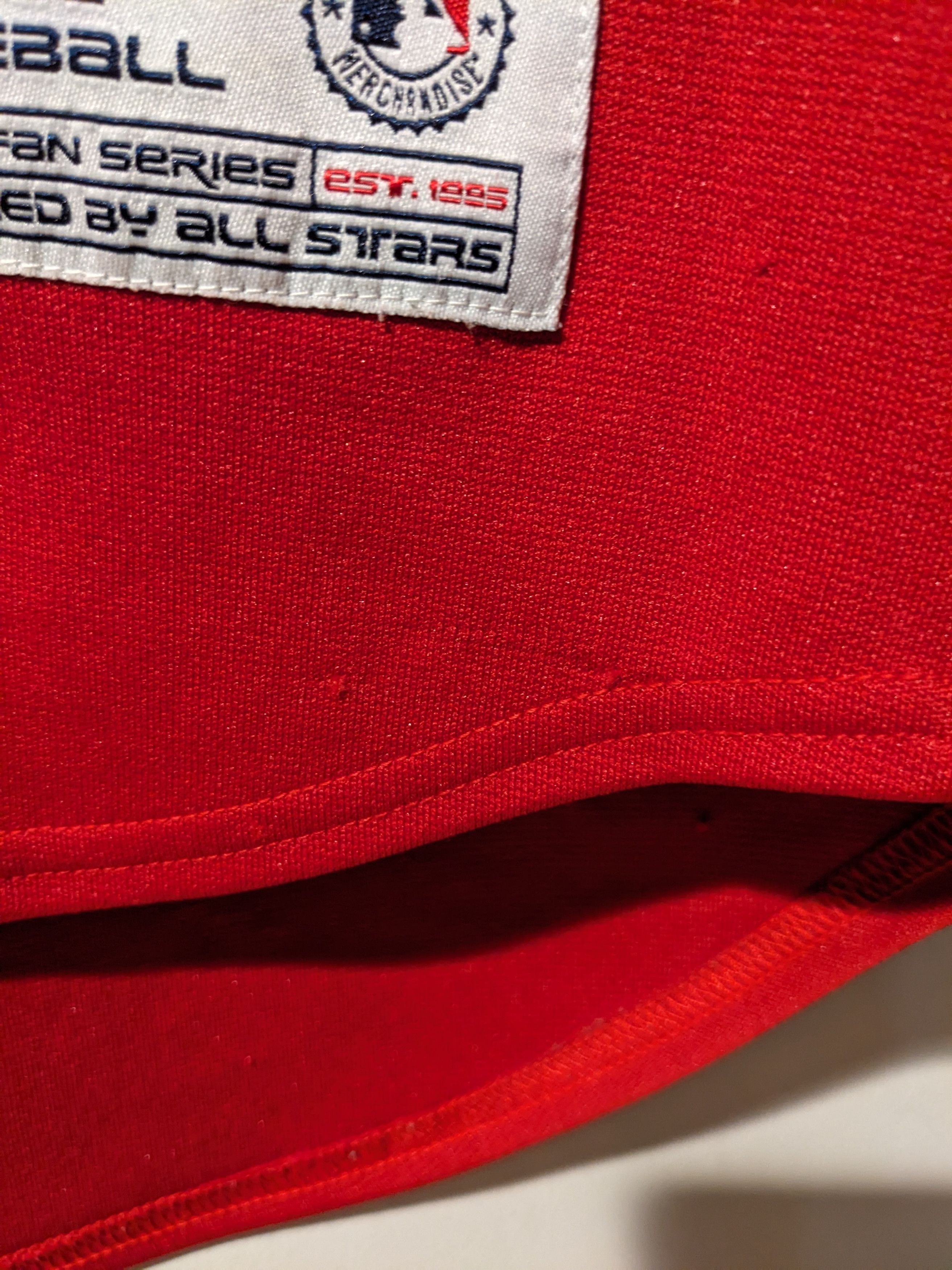 MLB × Vintage Vintage Boston Red Sox Tru Fan Red Large Jersey Size US L / EU 52-54 / 3 - 10 Thumbnail