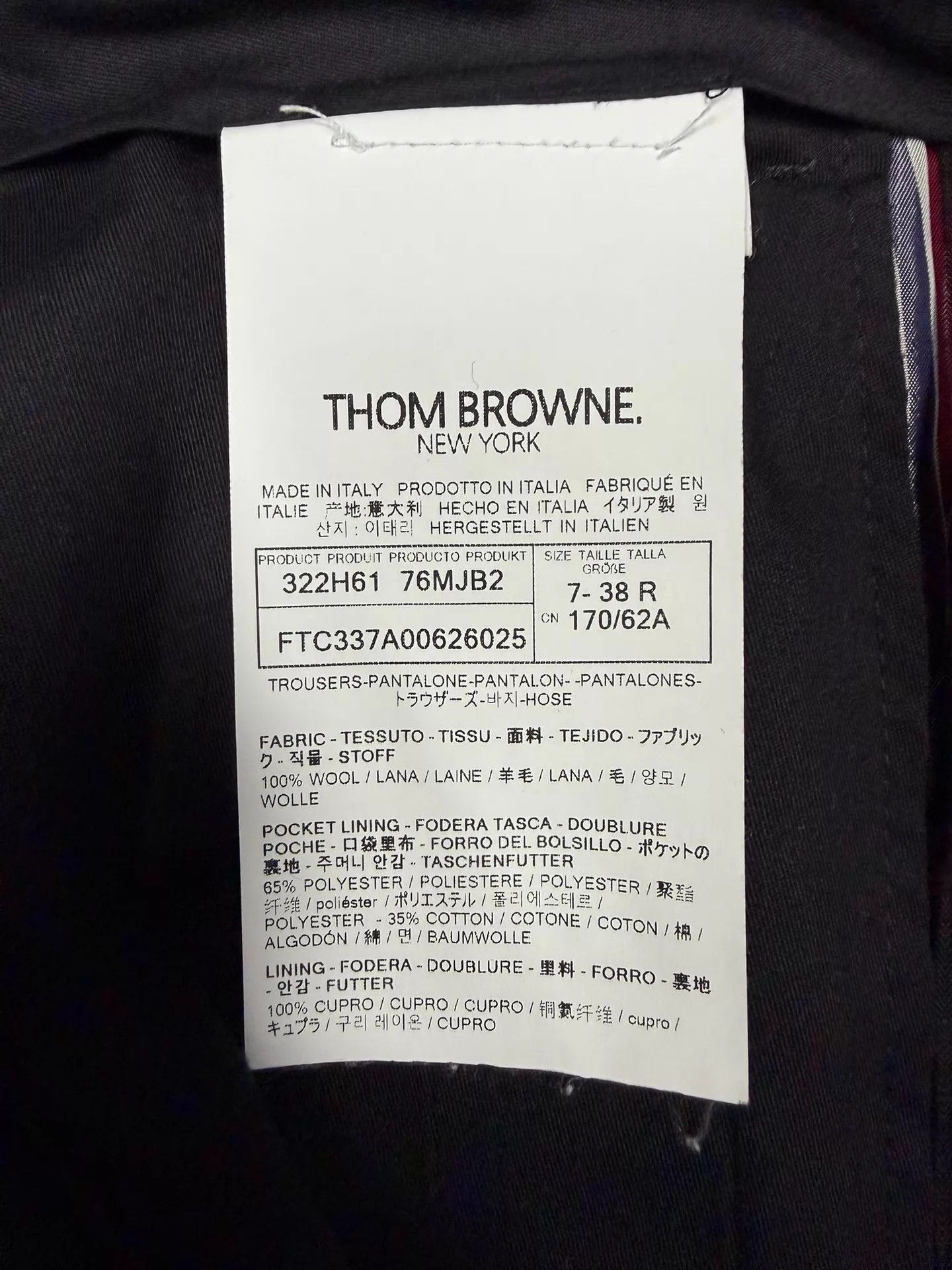 Thom Browne Thom Browne Women's Classic Charcoal Gray Trousers Size 38 Size 26" / US 2 / IT 38 - 4 Thumbnail
