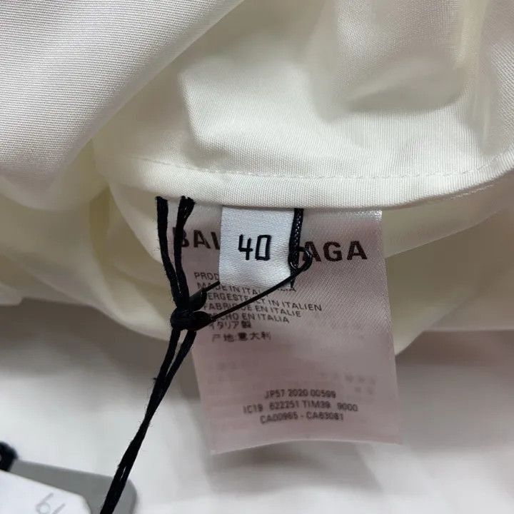 Balenciaga Balenciaga Crew Cotton Short Sleeve Shirt 0079-2507 Size US M / EU 48-50 / 2 - 2 Thumbnail