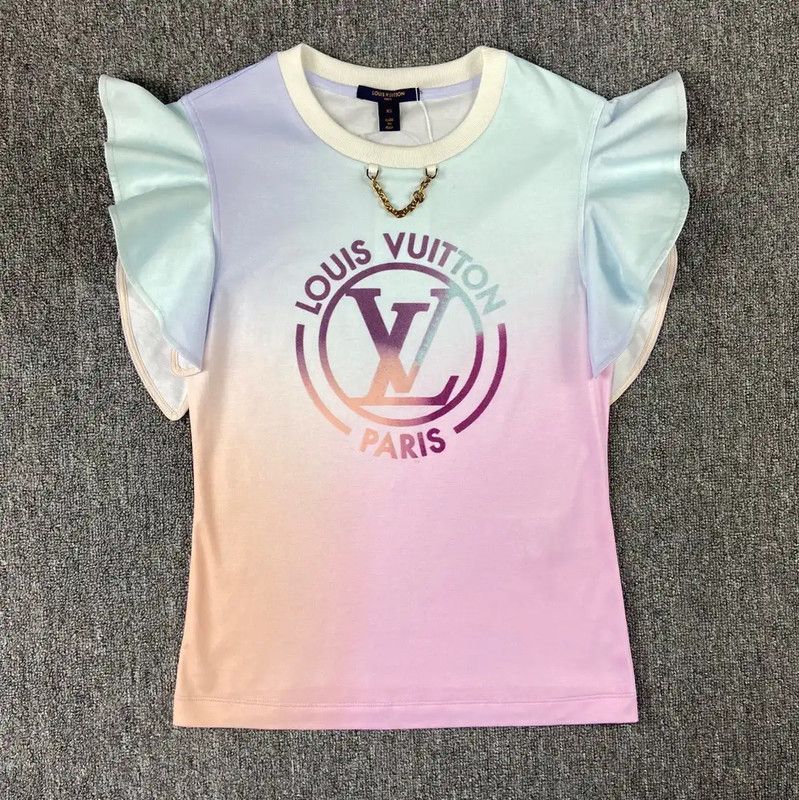 Louis Vuitton Louis Vuitton Colorful Cotton Women's T-Shirt 0089 Size XS / US 0-2 / IT 36-38 - 1 Thumbnail