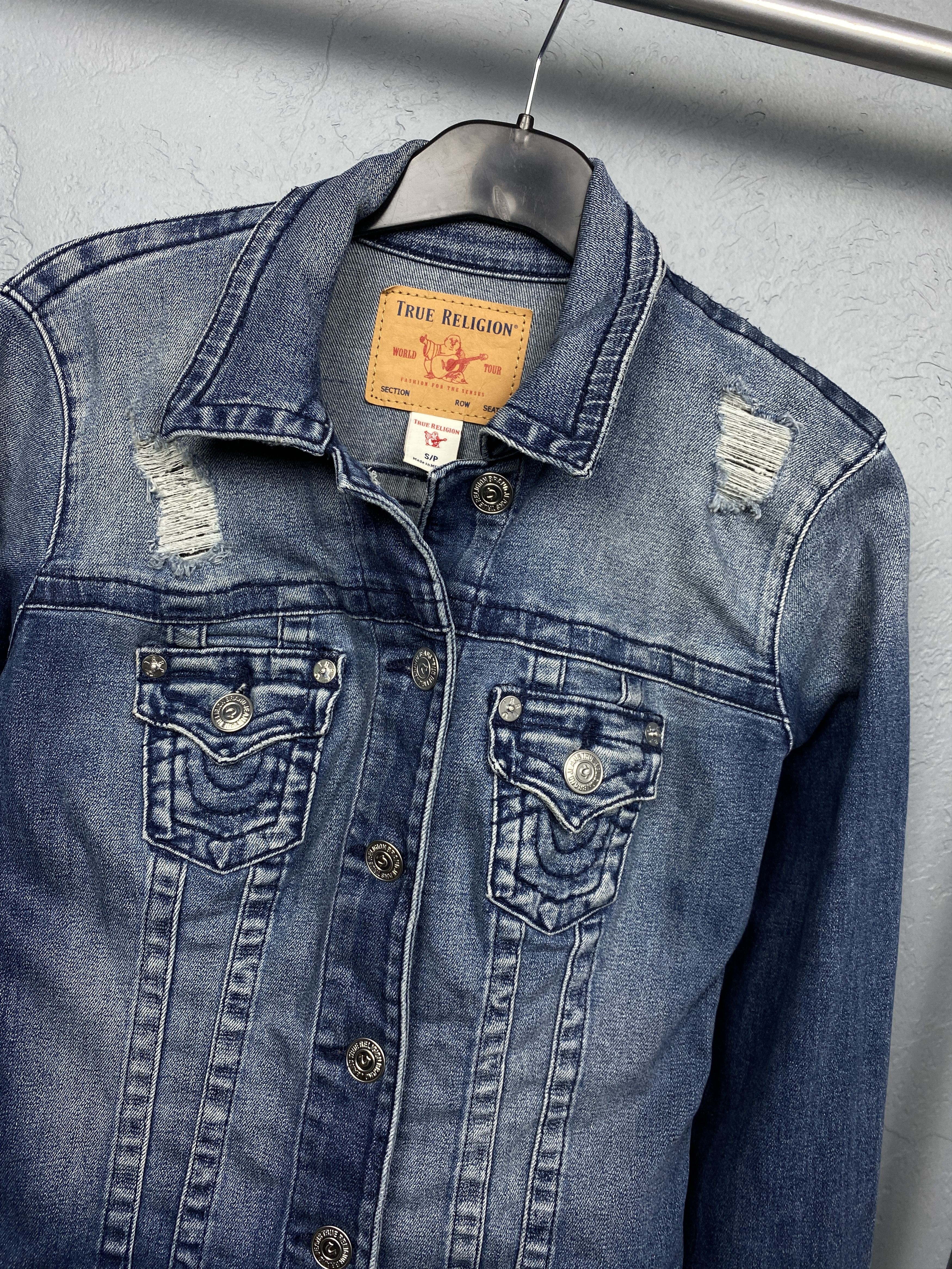 True Religion True Religion Vintage Denim Jacket Y2K Jeans Size S / US 4 / IT 40 - 2 Thumbnail