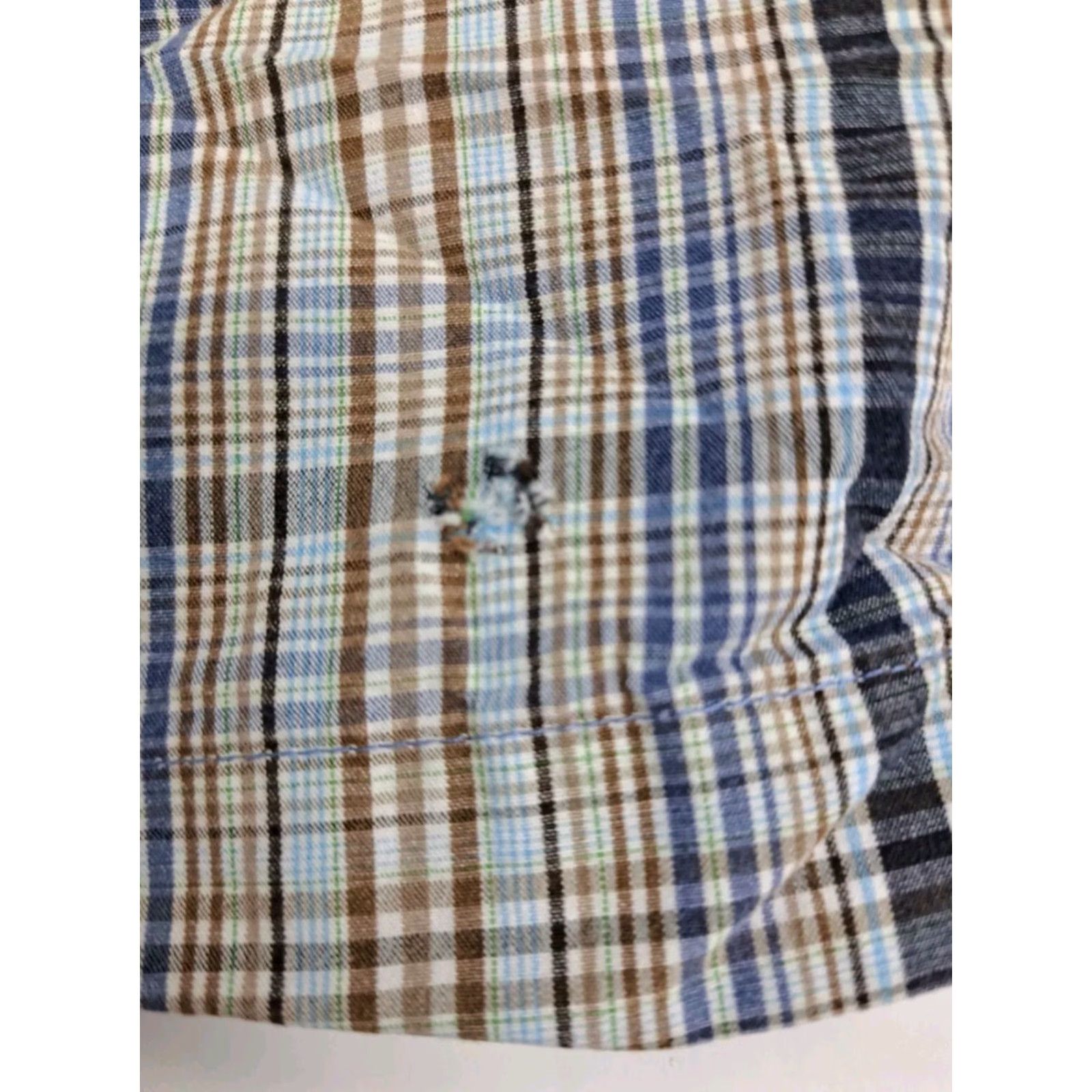 Vintage 5.11 Tactical Shirt Short Sleeve Snap Blue Plaid L Men Regular Large Chest Pocket Logo Snap Buttons Casual Workwear Travel Knit Cotton Polyester Size US L / EU 52-54 / 3 - 6 Thumbnail
