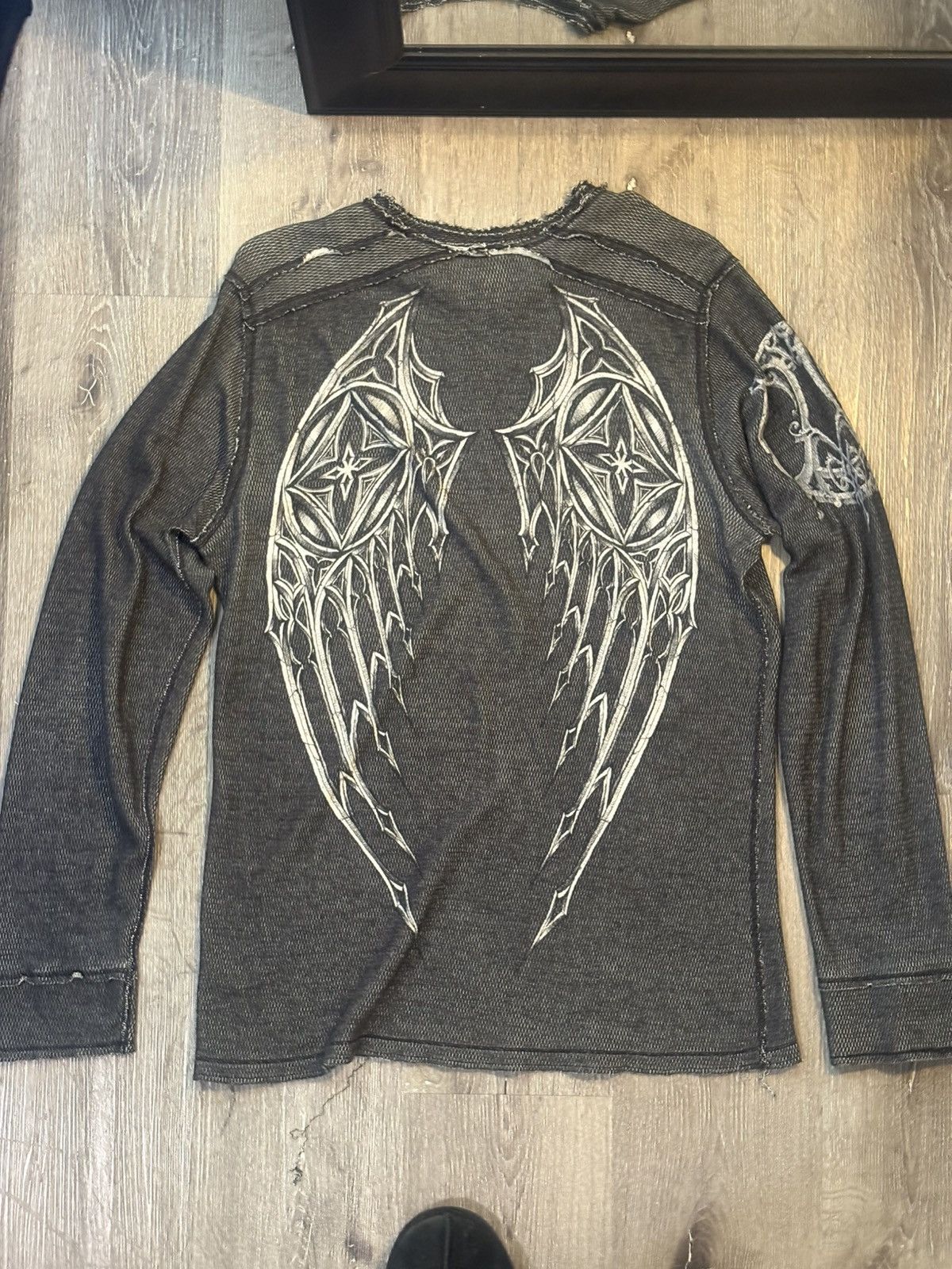 Affliction Y2k Rare affliction vintage reversible long sleeve design Size US L / EU 52-54 / 3 - 4 Thumbnail