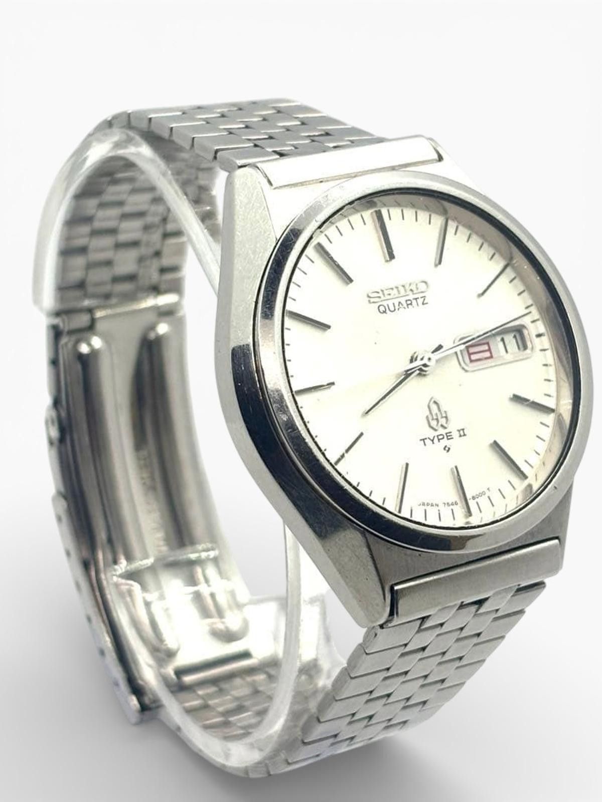 Seiko Seiko - Quartz Type II Men's Watch with Date Display Size ONE SIZE - 2 Thumbnail