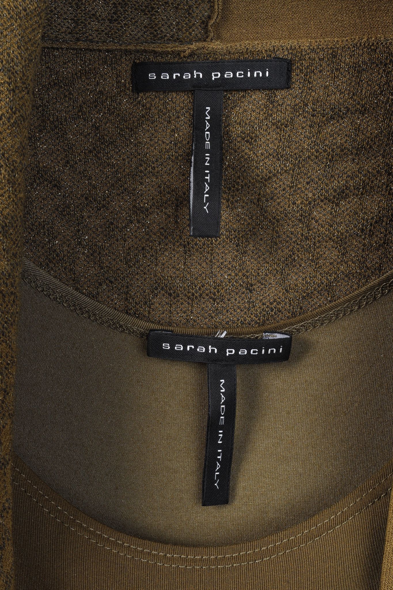 Sarah Pacini Sarah Pacini Olive Tank/Sweater Set Size S / US 4 / IT 40 - 4 Thumbnail