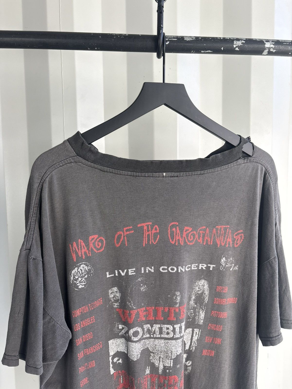 Band Tees Thrashed Pantera War of Gargantuas Faded Shirt GRUNGE Band Size US XL / EU 56 / 4 - 4 Thumbnail