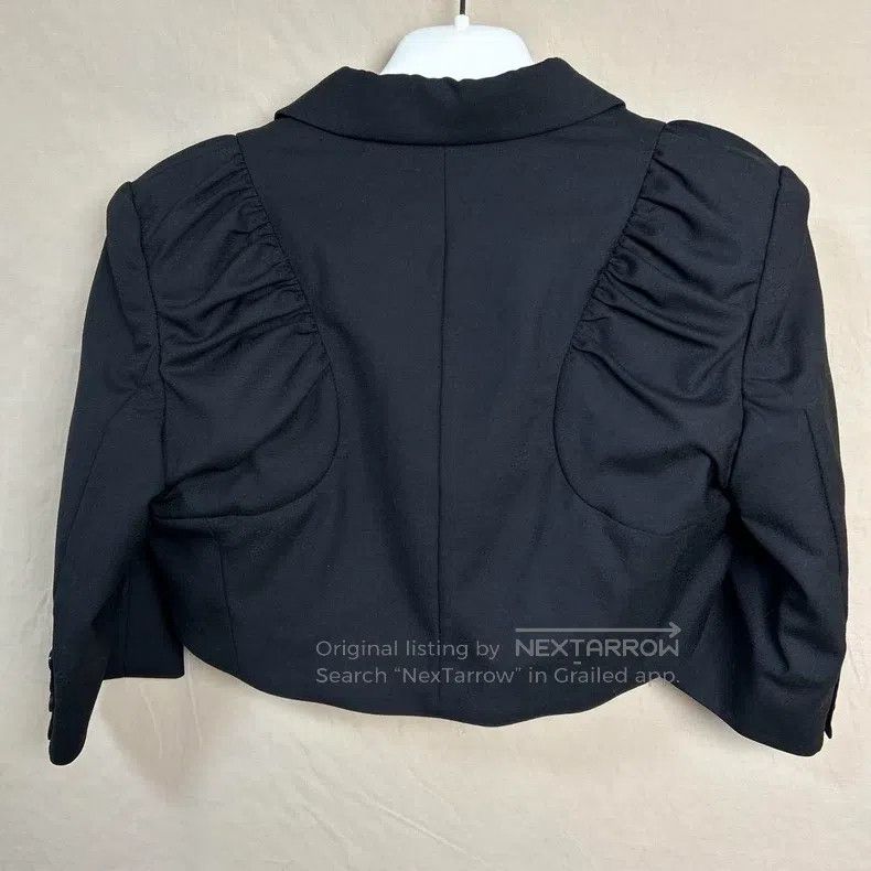 Comme des Garcons Comme Des Garcons Pleated Short Wide Wool Jacket Size S / US 4 / IT 40 - 2 Thumbnail