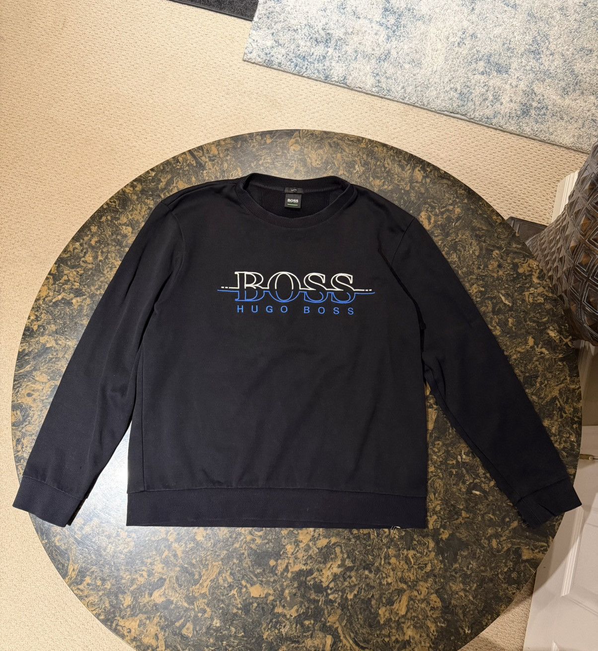 Hugo Boss Vintage Hugo boss crewneck embroidered Size US XL / EU 56 / 4 - 1 Thumbnail