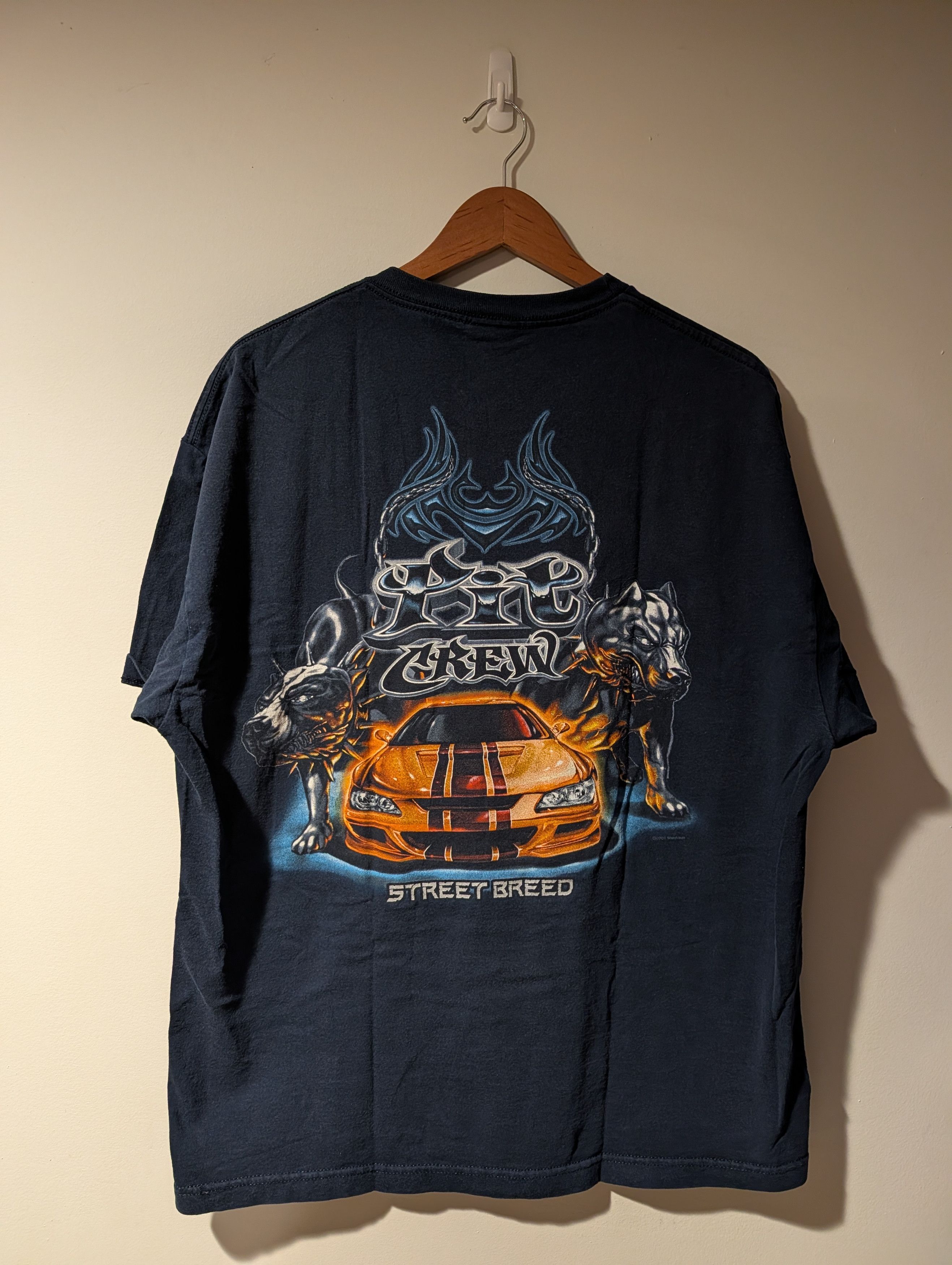 Homies Vintage Street Breed Pit Crew Pit Dogs Racing T-Shirt Y2K Size US XL / EU 56 / 4 - 1 Thumbnail
