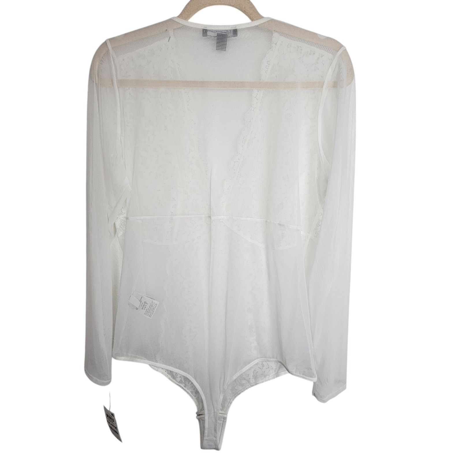 CNCPTS INC International Concepts Women Lace Bodysuit 2XL Fairycore Size 41" - 10 Thumbnail