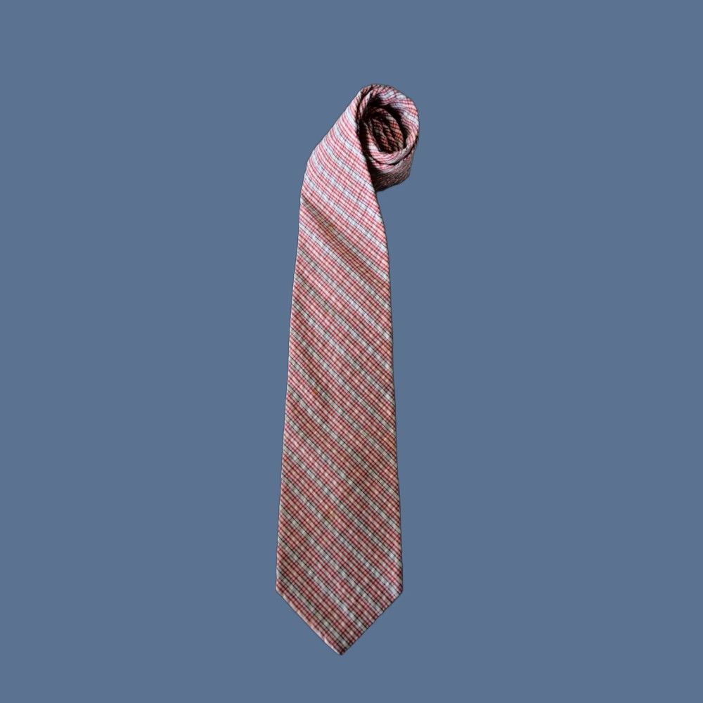 Brooks Brothers Brooks Brothers Tie Men Seersucker Plaid 3" W 58" L 100% Cotton USA Size ONE SIZE - 1 Thumbnail