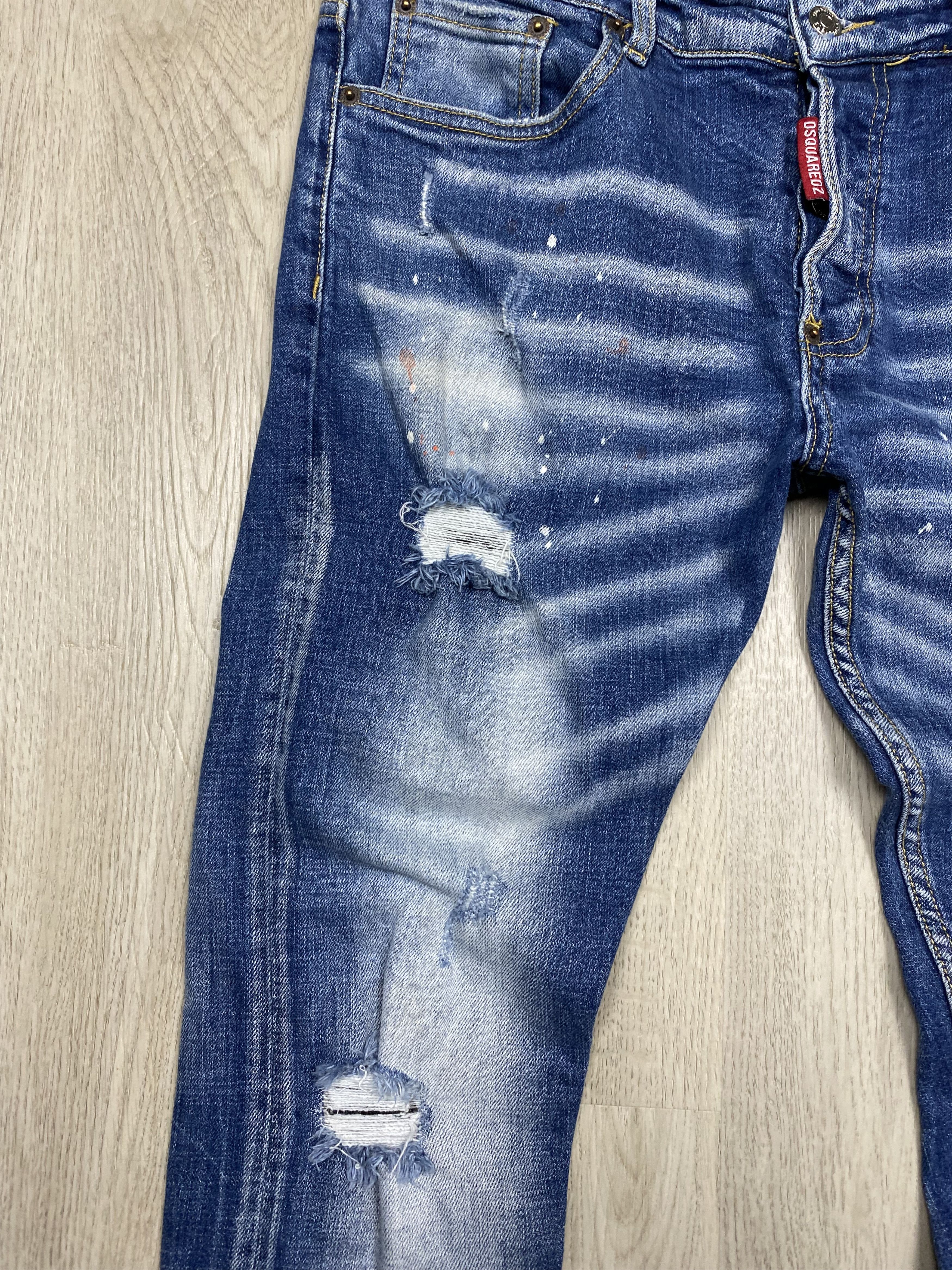 Dsquared2 Dsquared2 Vintage Mens Distressed Denim Pants Jeans Size US 34 / EU 50 - 7 Thumbnail