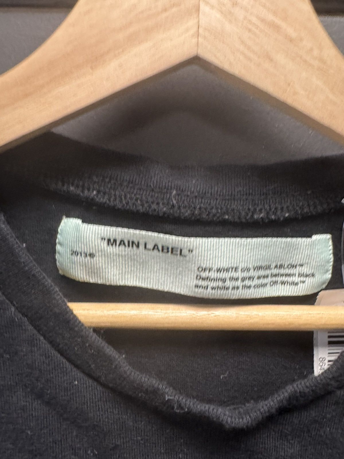 Off-White OFF-WHITE Diagonal Gradient L/S Tee Black Size US M / EU 48-50 / 2 - 4 Thumbnail