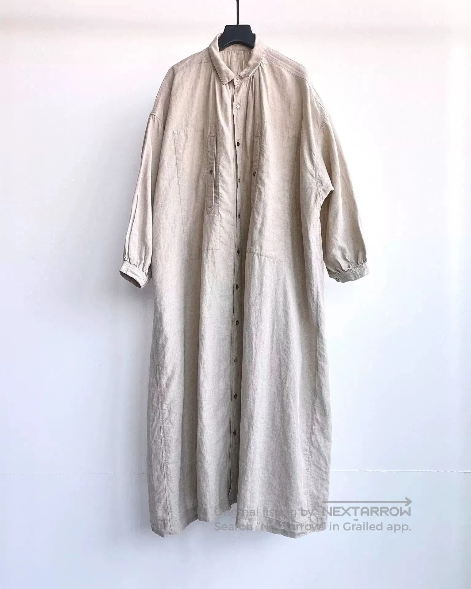 Other Lithuanian Linen Long Coat by NestRobe. Size M / US 6-8 / IT 42-44 - 2 Thumbnail