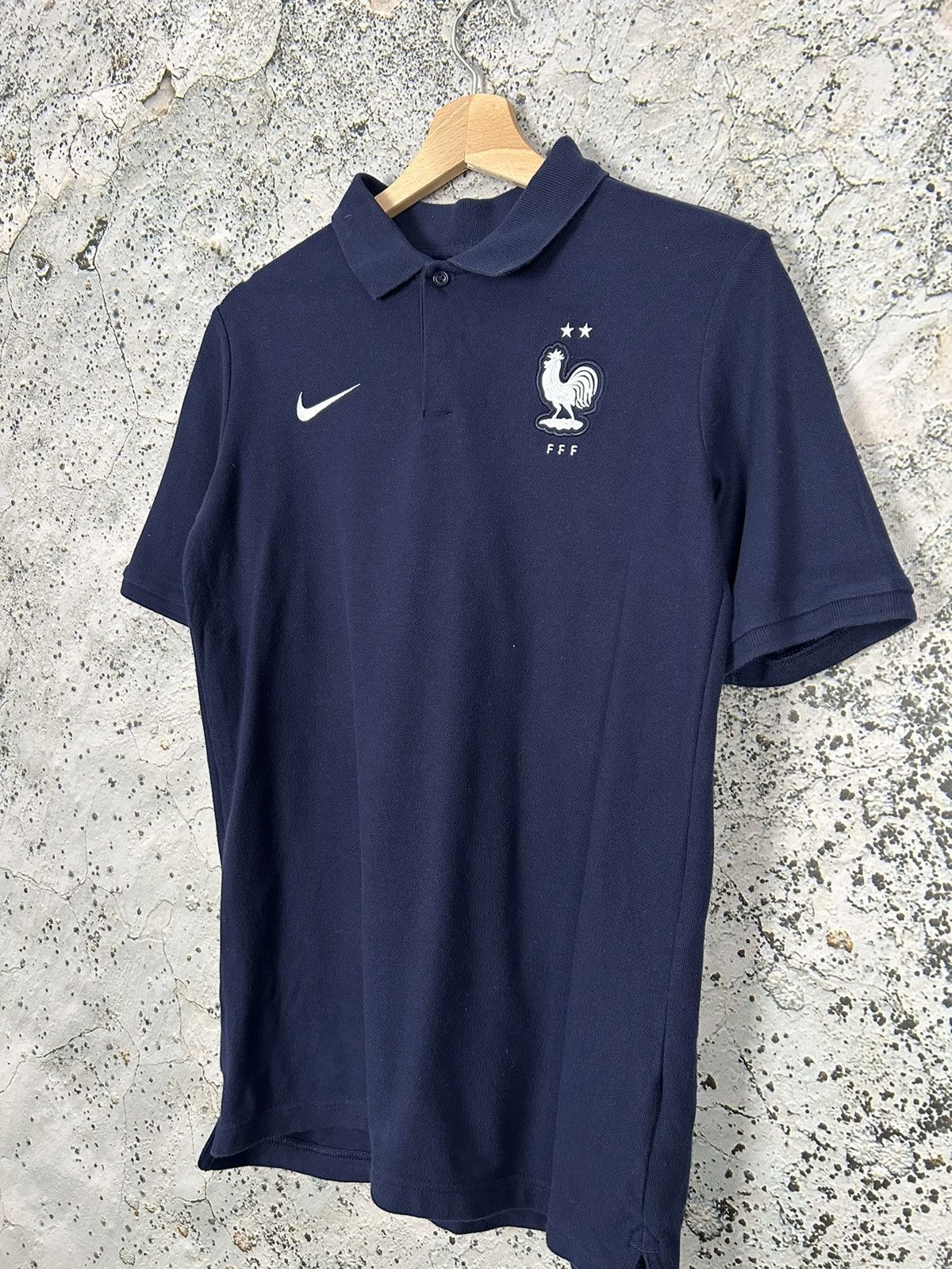 Nike Nike France Swoosh Football Soccer Jersey Polo Hype Size US S / EU 44-46 / 1 - 2 Thumbnail