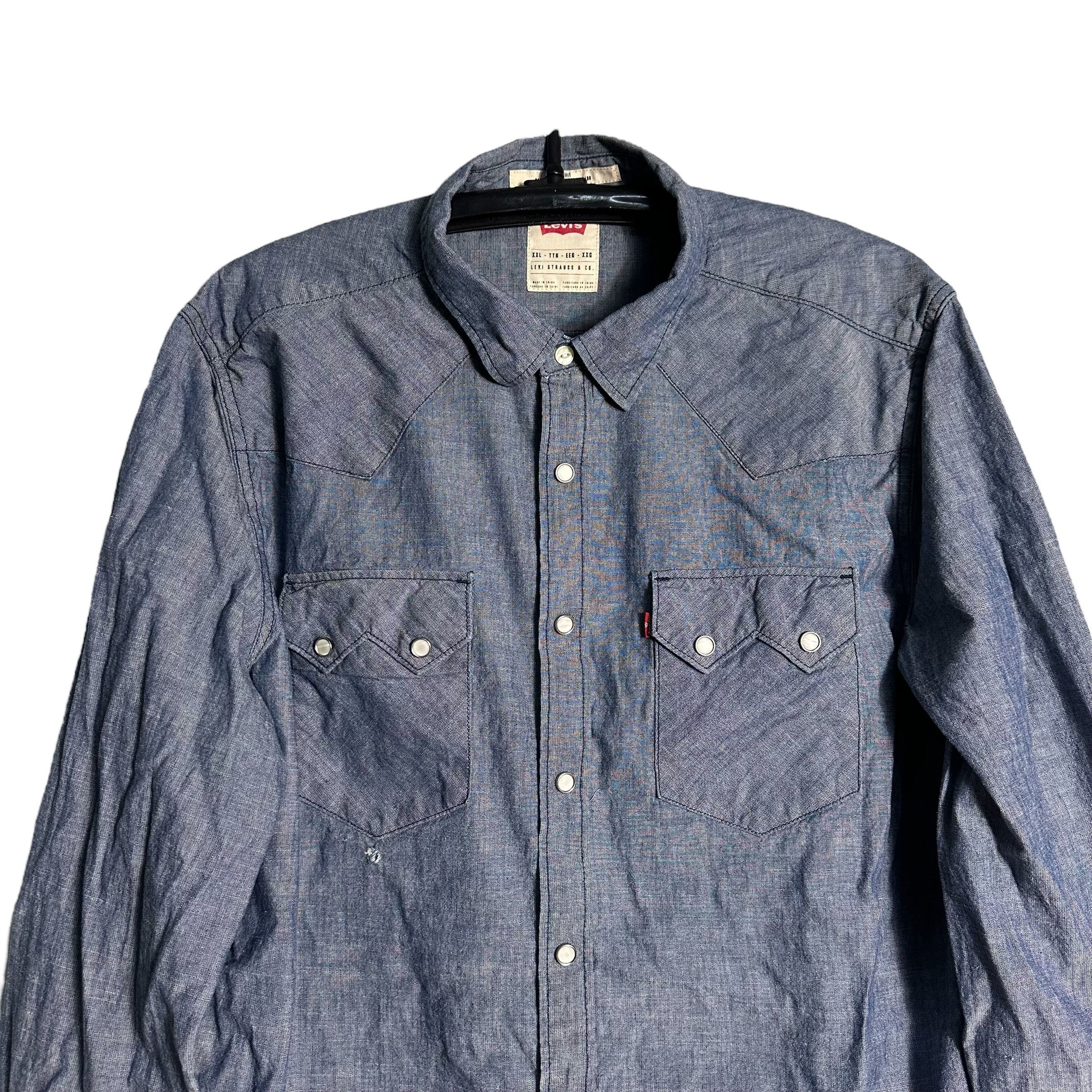 Levi's 🔥RARE🔥Vintage Levi's Sawtooth Western Diamond Button Shirt Size US XXL / EU 58 / 5 - 2 Thumbnail