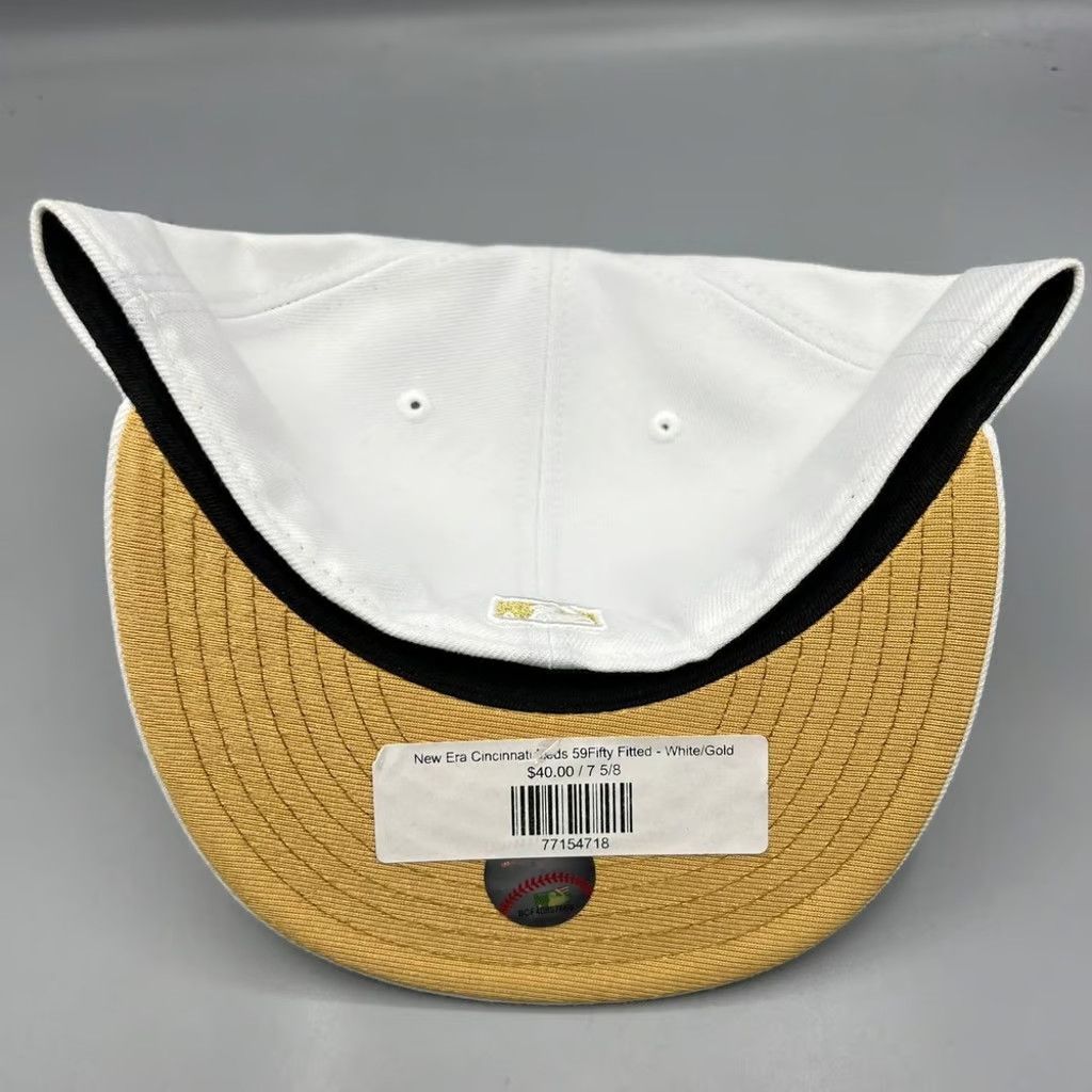 New Era Cincinnati Reds Hat Men 7 5/8 59Fifty New Era Fitted Cap New Size ONE SIZE - 6 Thumbnail