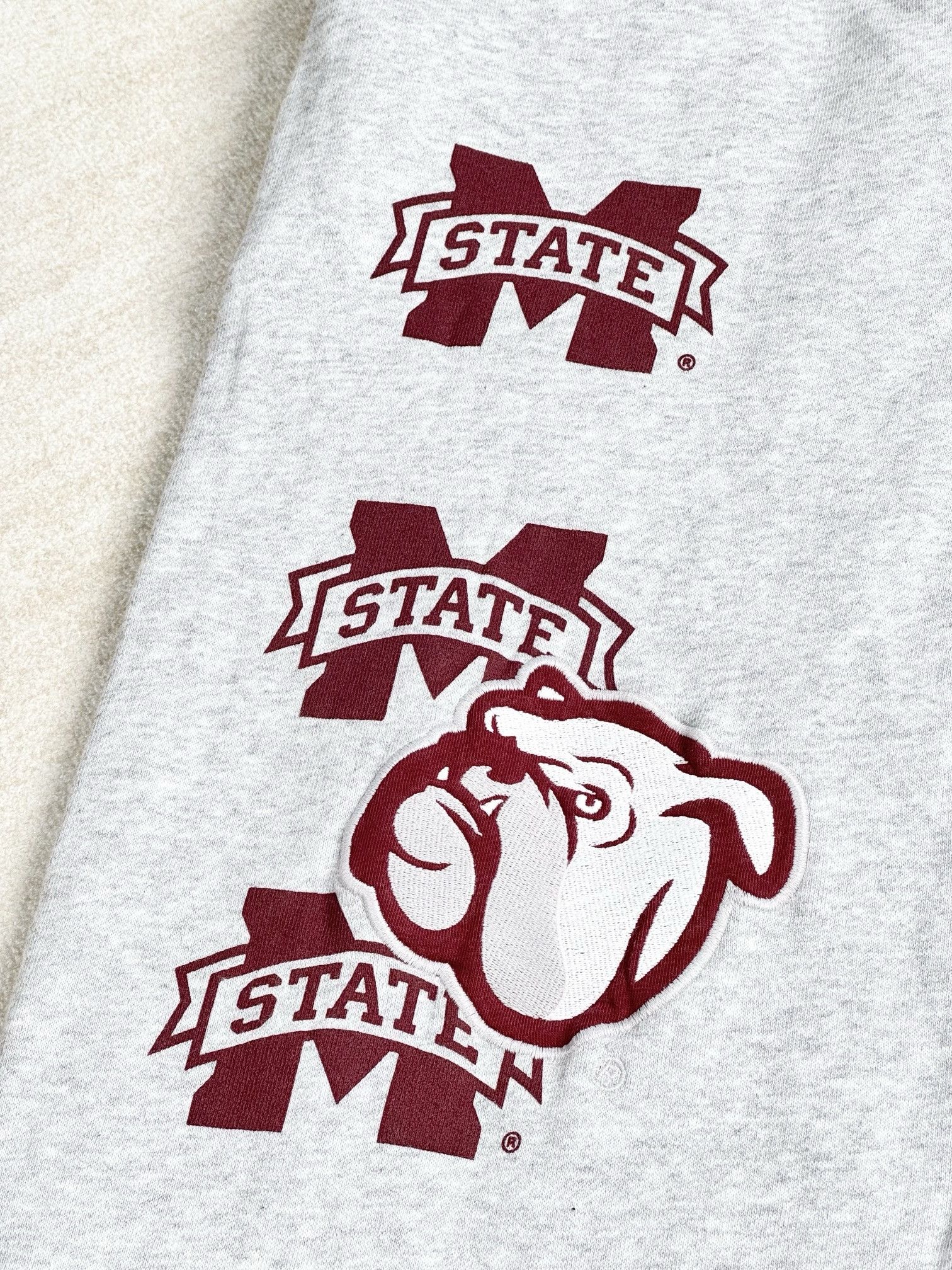 Mitchell & Ness × Travis Scott Mississippi State Bulldogs Classic Sweatpants Size US 32 / EU 48 - 8 Thumbnail