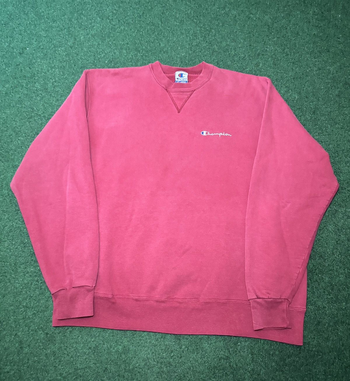 Champion Vintage 90s Champion FADED Red Hip Hop Grunge Sweatshirt Size US XXL / EU 58 / 5 - 1 Thumbnail