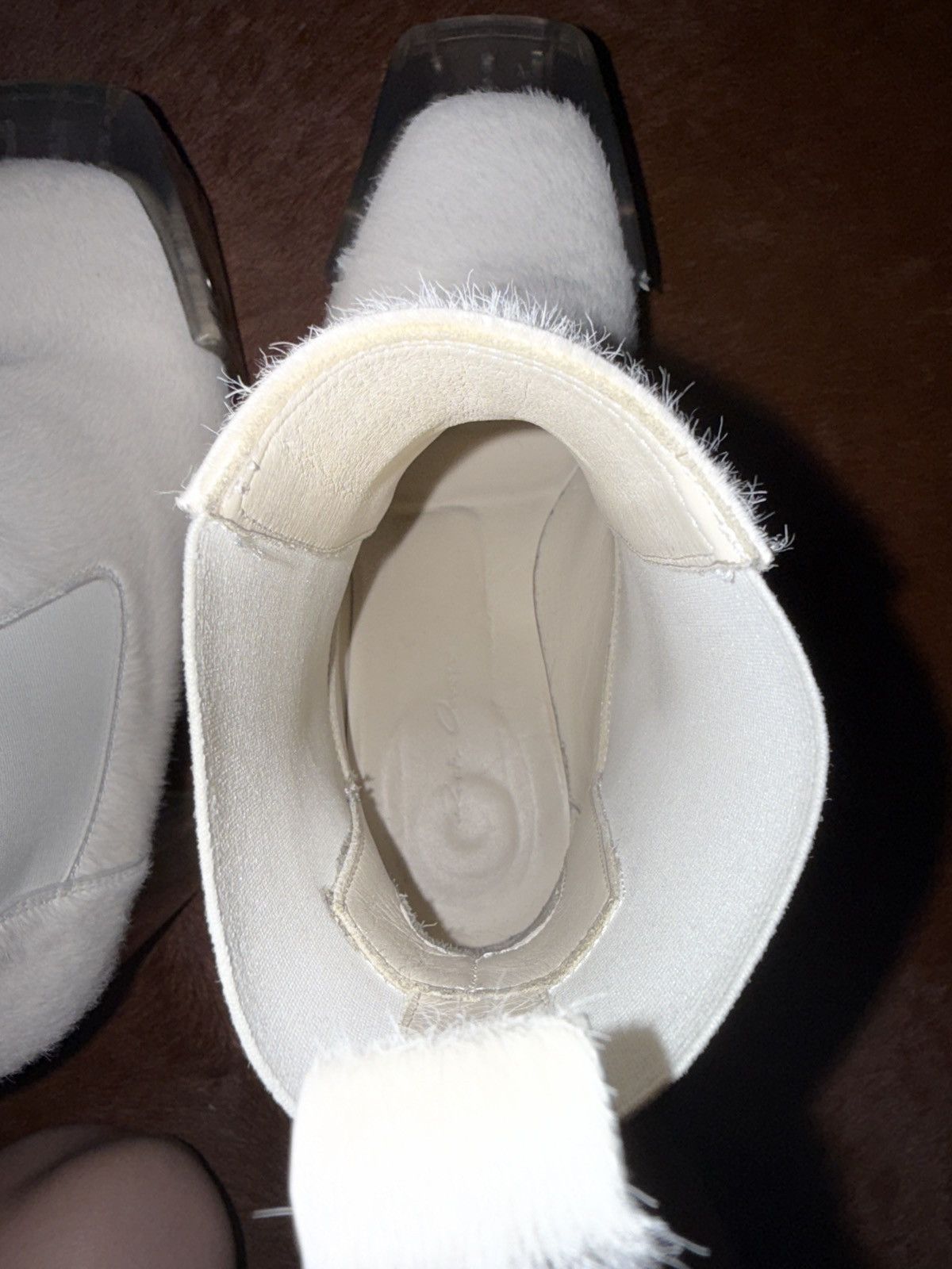 Rick Owens Rick Owen’s White Pony Kiss Boots SS20 Size US 7 / EU 40 - 6 Thumbnail