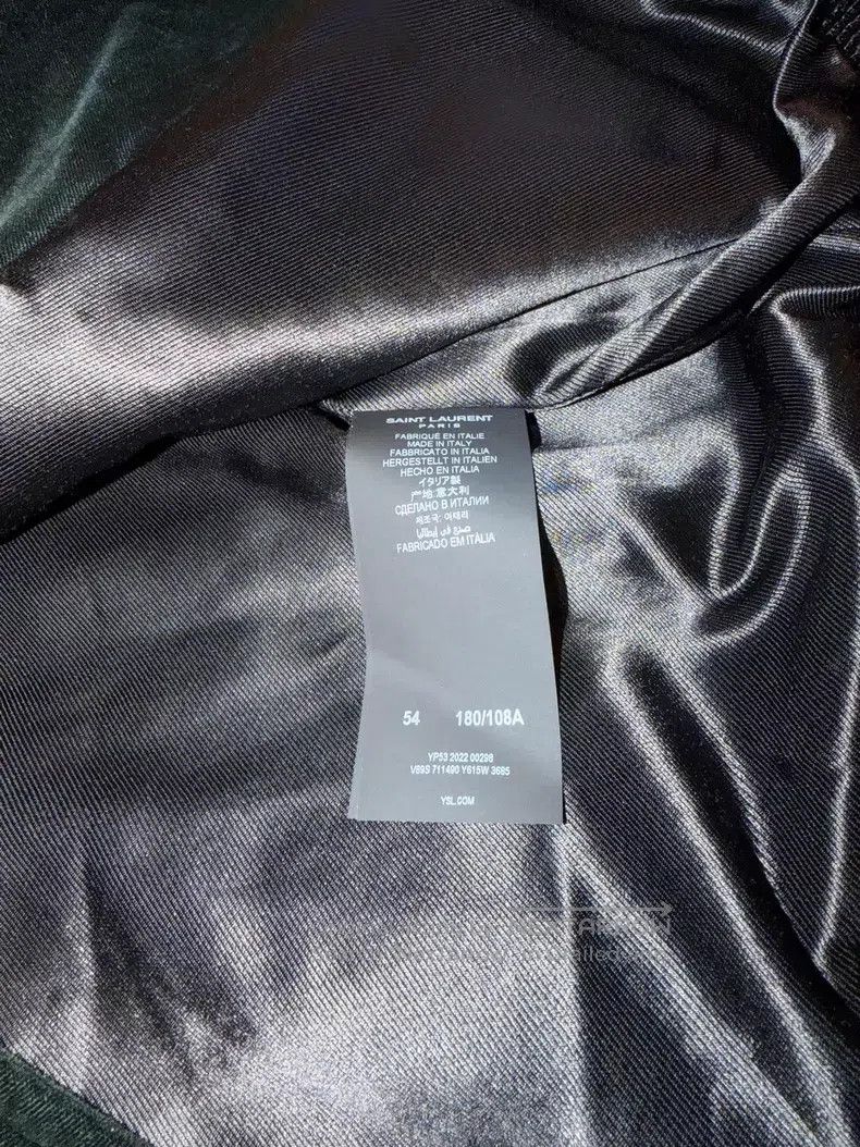 Saint Laurent Paris Saint Laurent Paris Velvet baseball jacket i Size US L / EU 52-54 / 3 - 6 Thumbnail