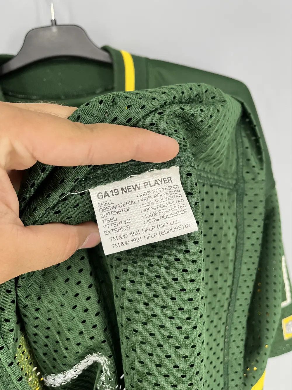 NFL × Vintage 1991's GREEN BAY PACKERS CAMPRI TEAMLINE JERSEY L Size US L / EU 52-54 / 3 - 8 Thumbnail