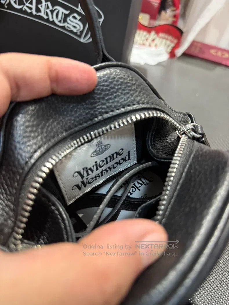 Vivienne Westwood Vivienne Westwood size os Black Textured Bowling Bag Size ONE SIZE - 6 Thumbnail