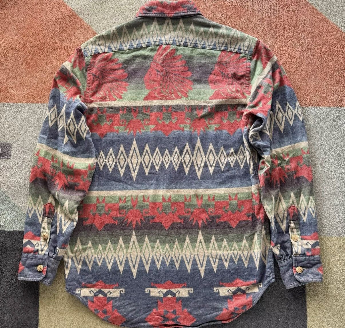 Polo Ralph Lauren Ralph Lauren Polo RL Native Southwest Style Shirt K22 Size US S / EU 44-46 / 1 - 2 Thumbnail