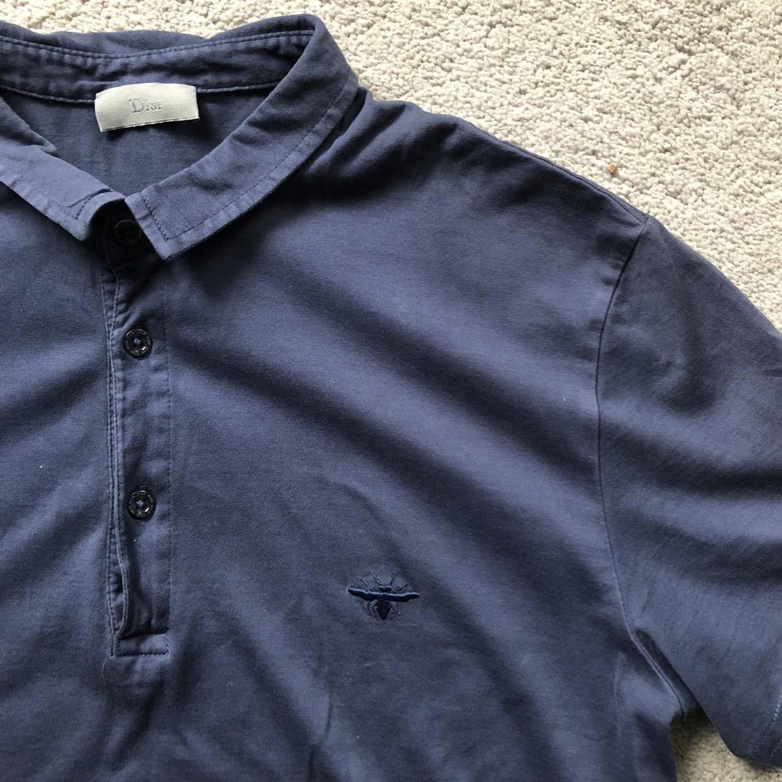 Dior Dior Homme Bee Polo Shirt Size US M / EU 48-50 / 2 - 2 Thumbnail