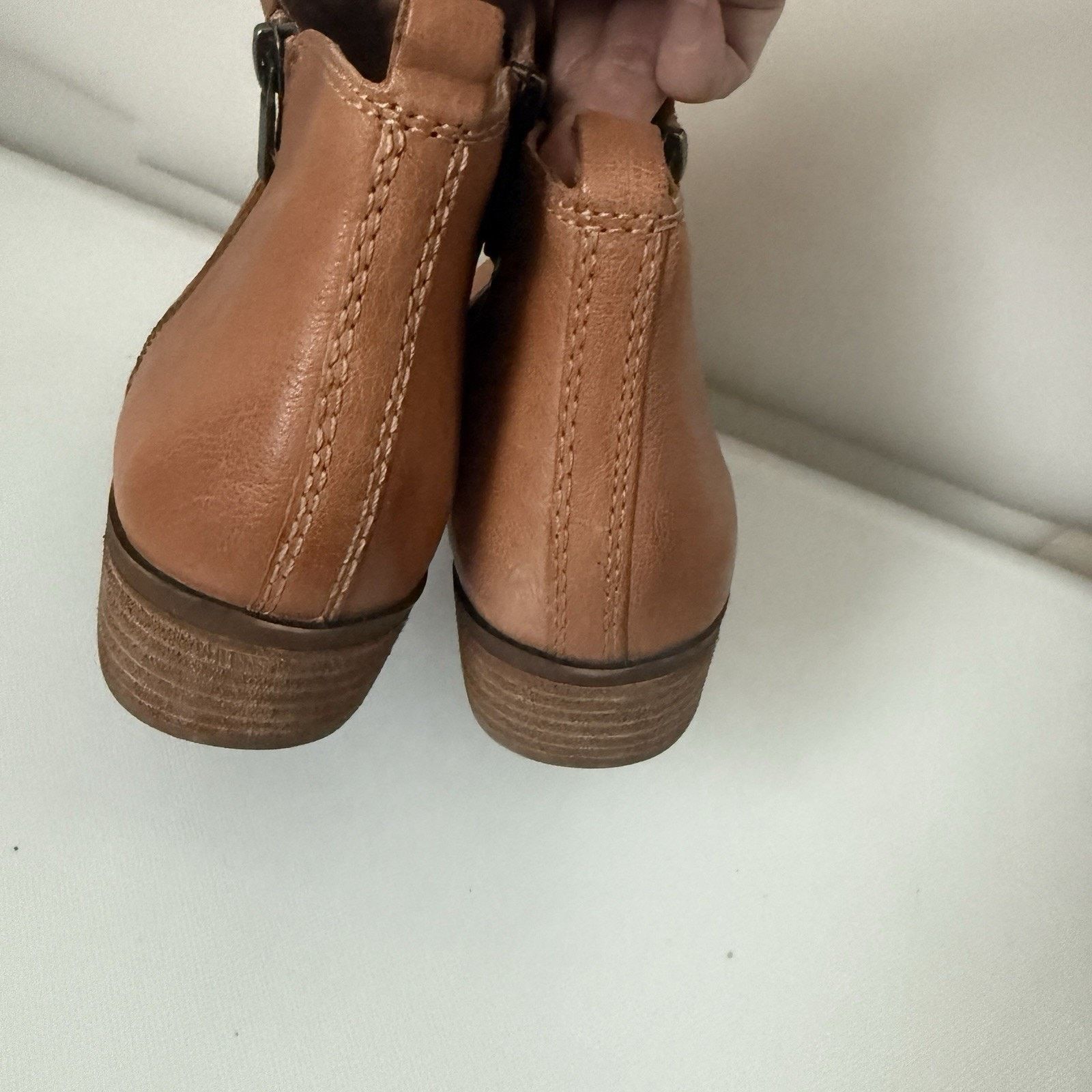 Lucky Brand Lucky Brand Basel Leather Ankle Bootie Boho Western Boots Size US 9.5 / IT 39.5 - 4 Thumbnail