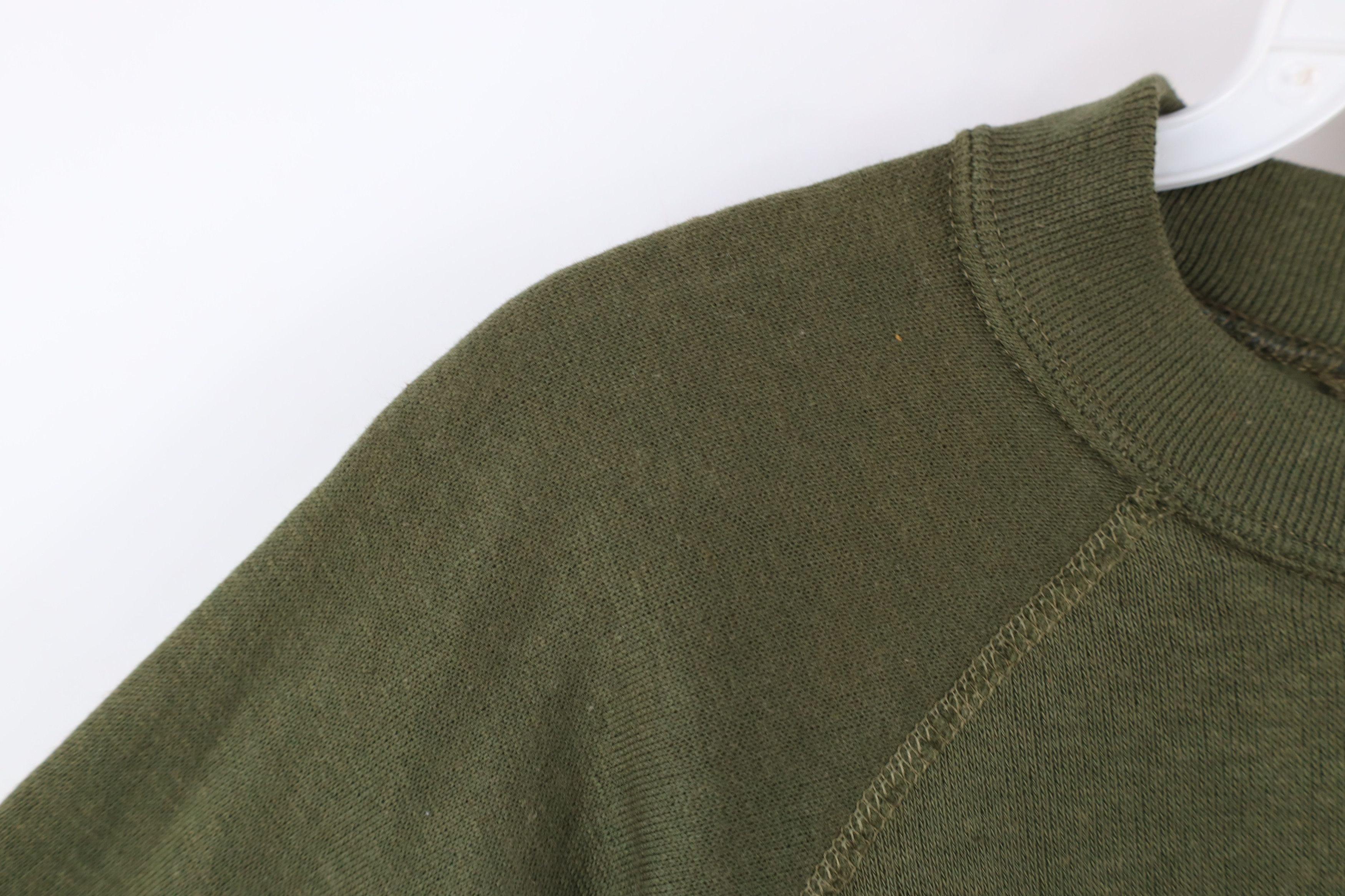 Gap × Vintage Deadstock Vintage 70s 80s Gap Crewneck Sweatshirt Olive USA Size US L / EU 52-54 / 3 - 9 Thumbnail